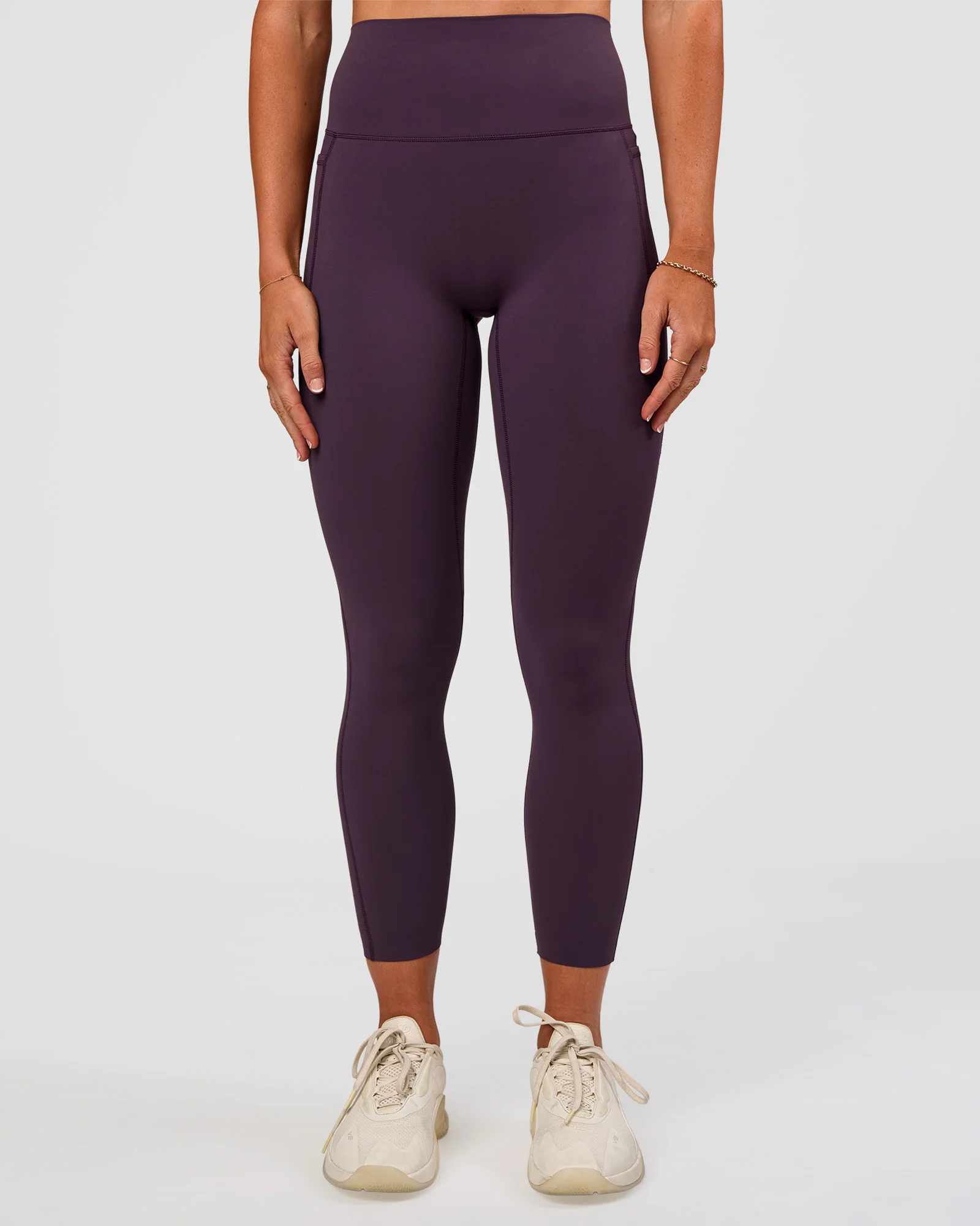 Elixir Ultra High-Rise 7/8 Legging Pockets - Midnight Plum - Image 6