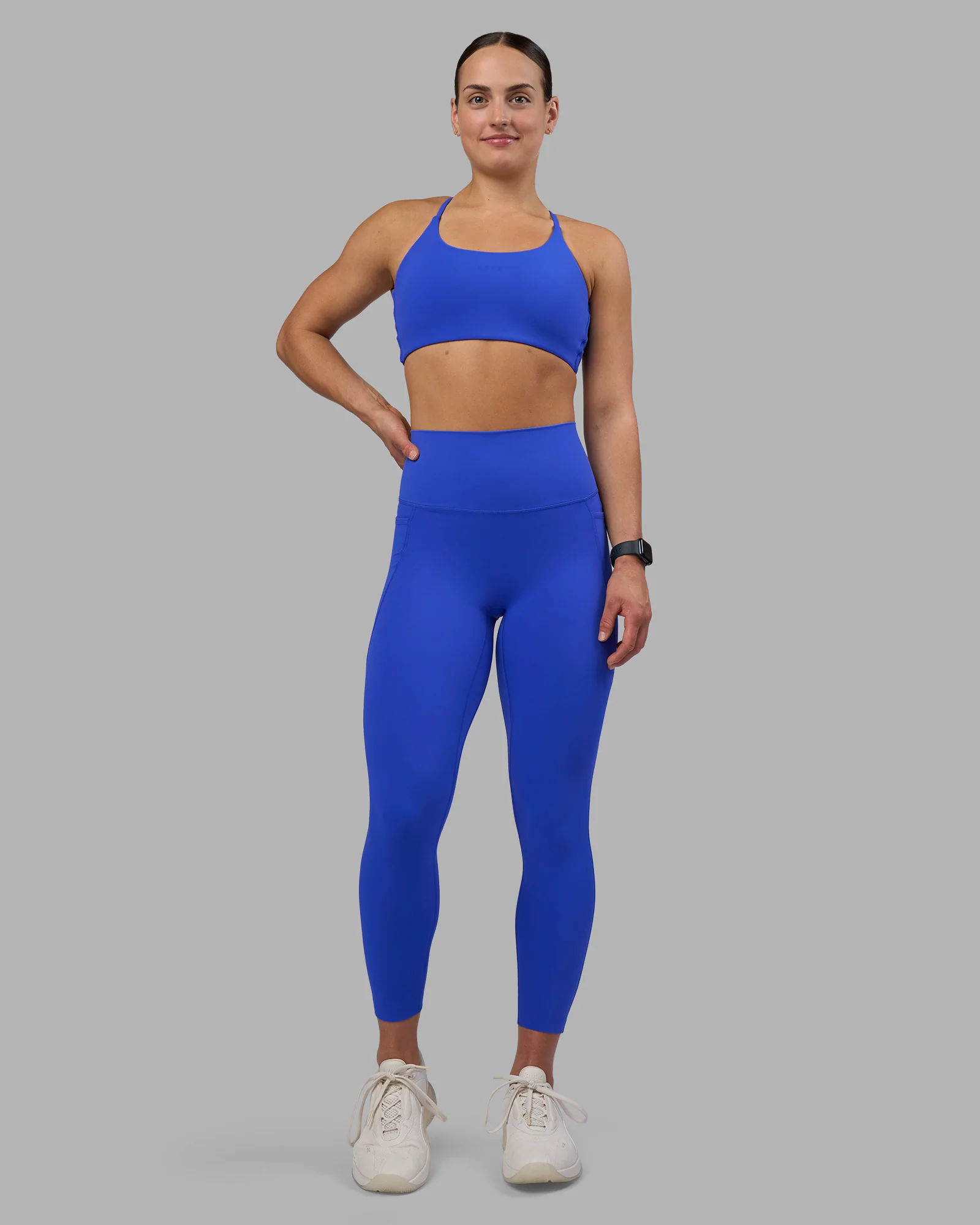 Elixir Ultra High-Rise 7/8 Legging Pockets - Power Cobalt - Image 2