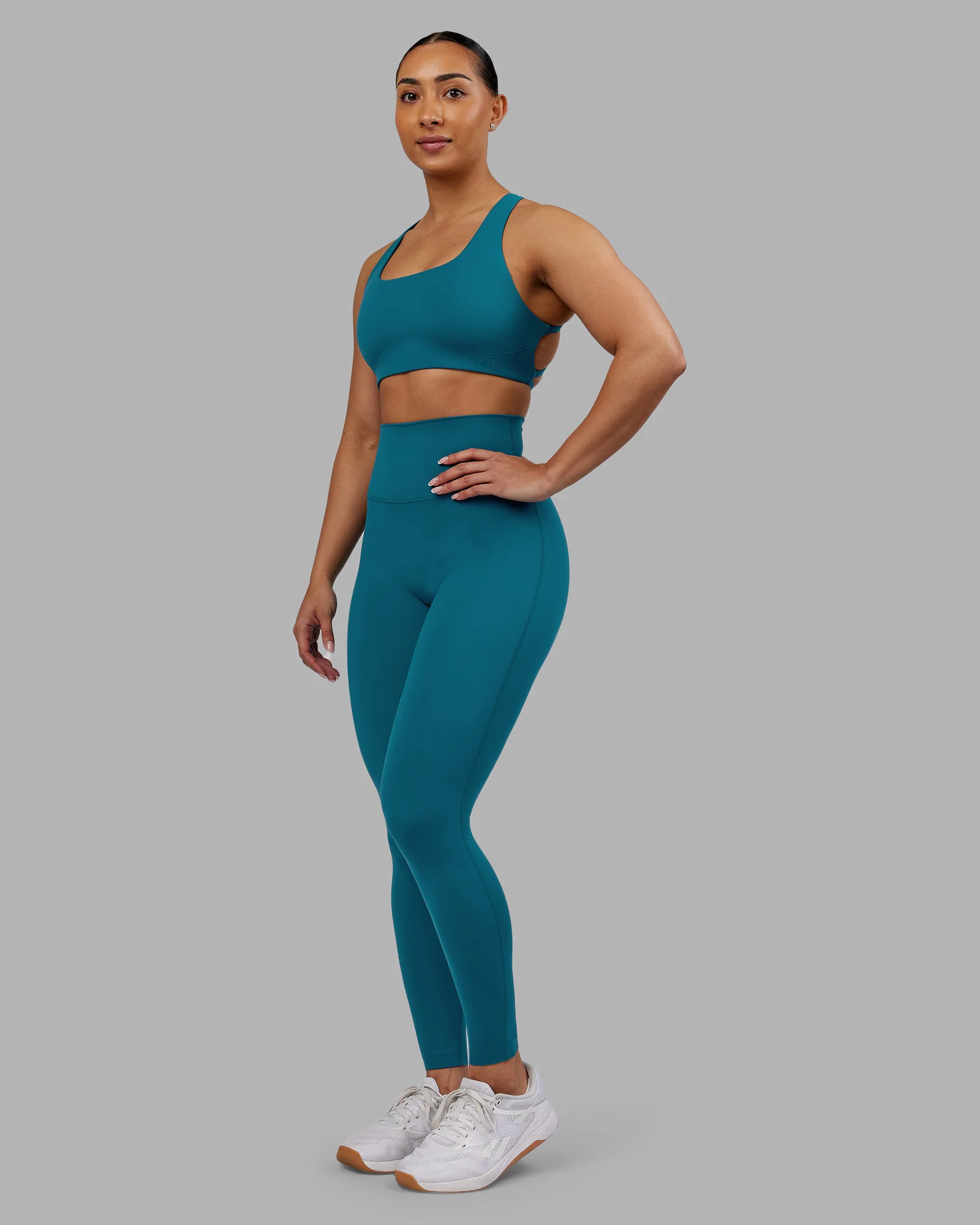 Elixir Ultra High-Rise Full Length Legging - Blue Coral - Image 2