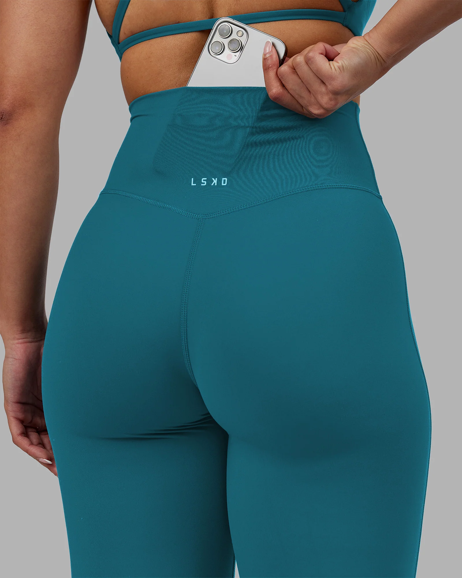 Elixir Ultra High-Rise Full Length Legging - Blue Coral - Image 7