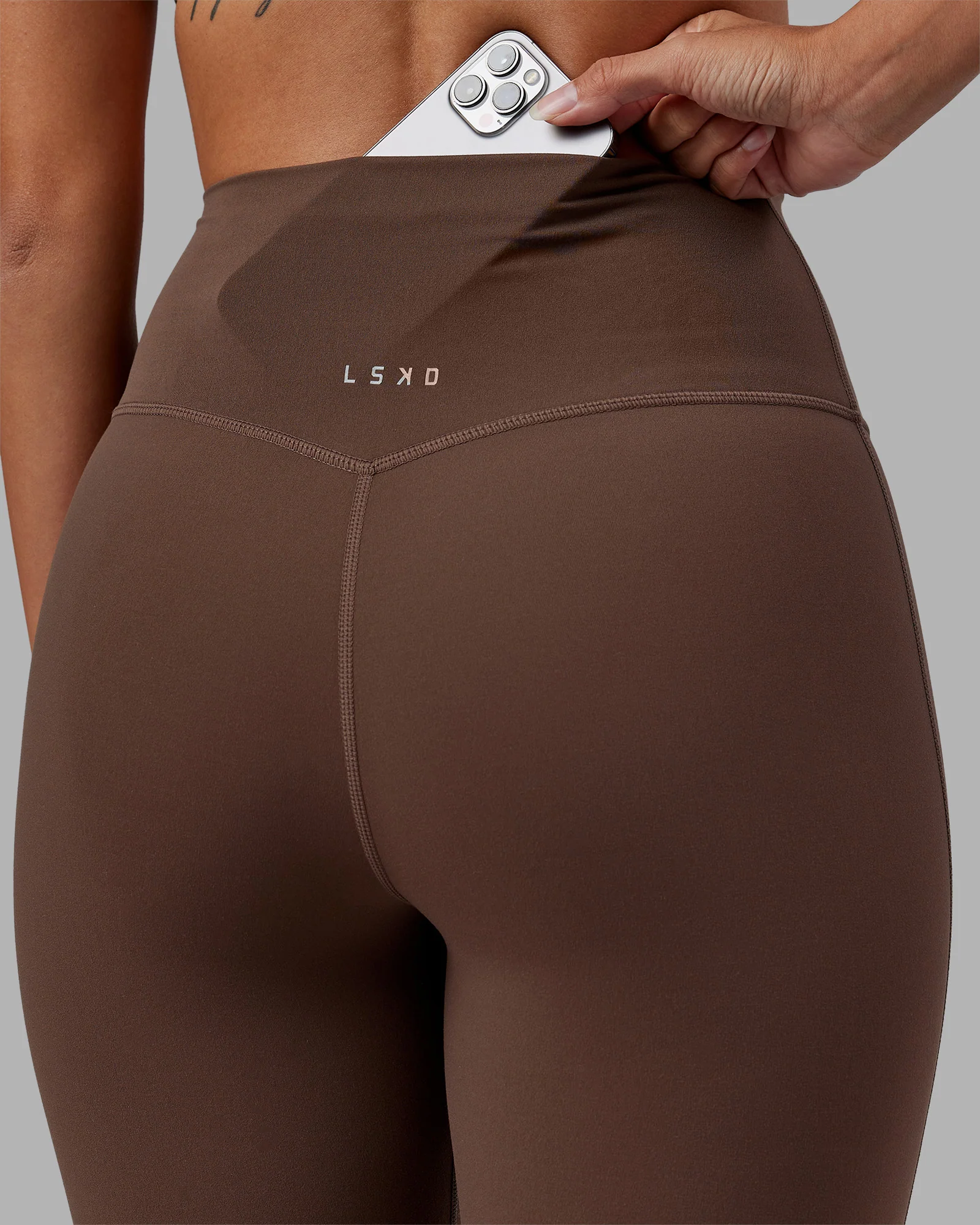 Elixir Ultra High-Rise Full Length Legging - Chocolate Martini - Image 6