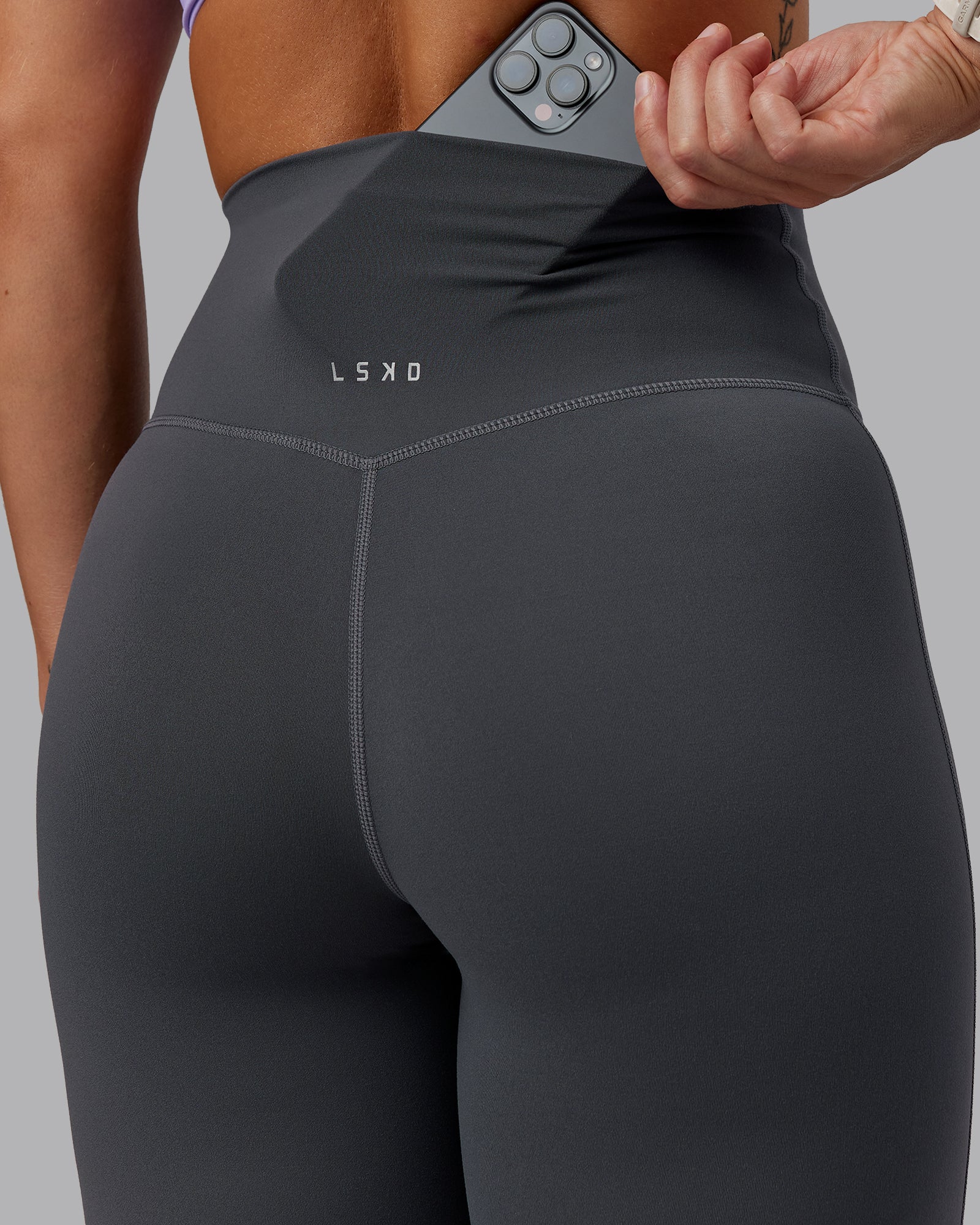 Elixir Ultra High-Rise Full Length Legging - Dark Storm - Image 6