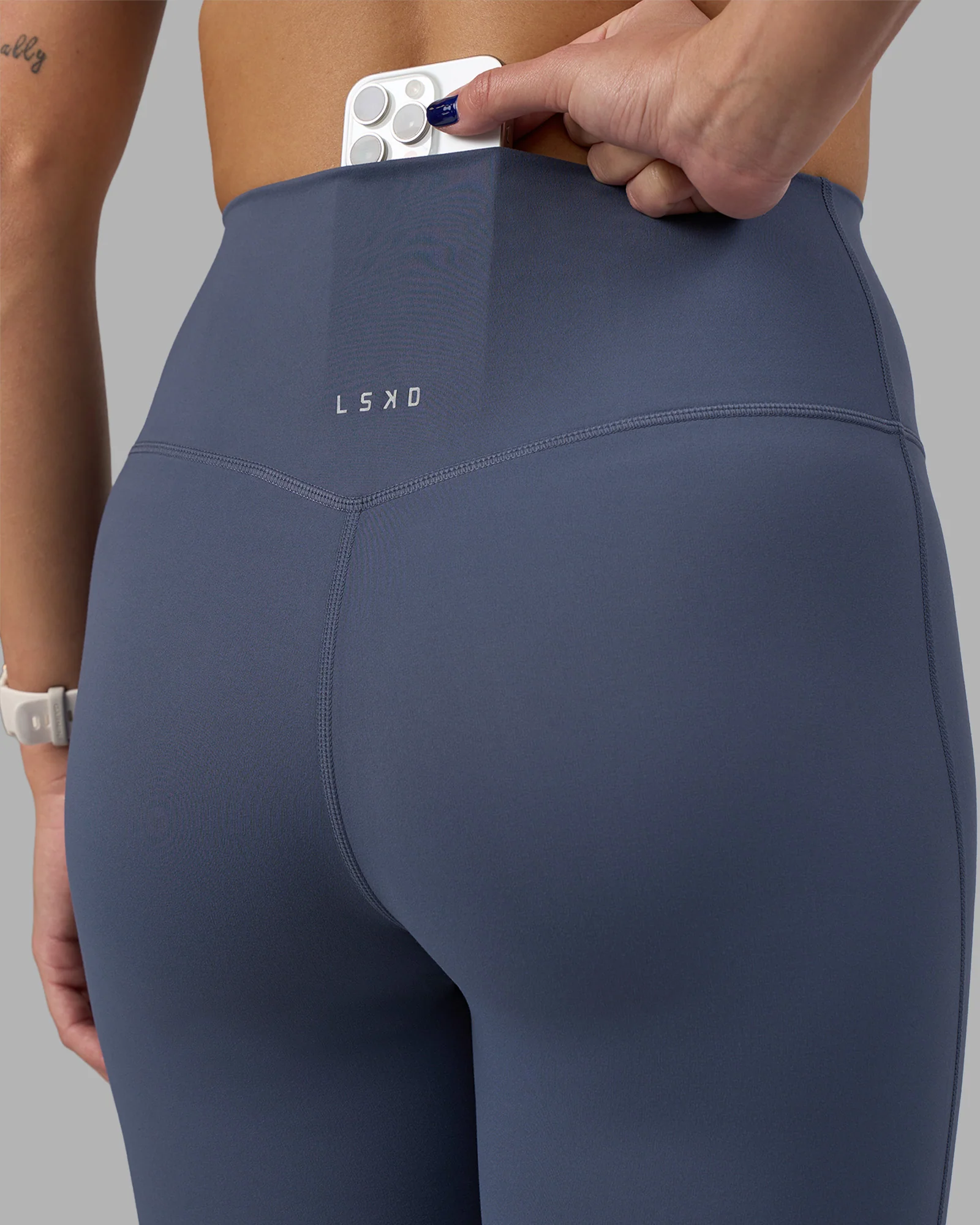 Elixir Ultra High-Rise Full Length Legging - Night Shadow - Image 6