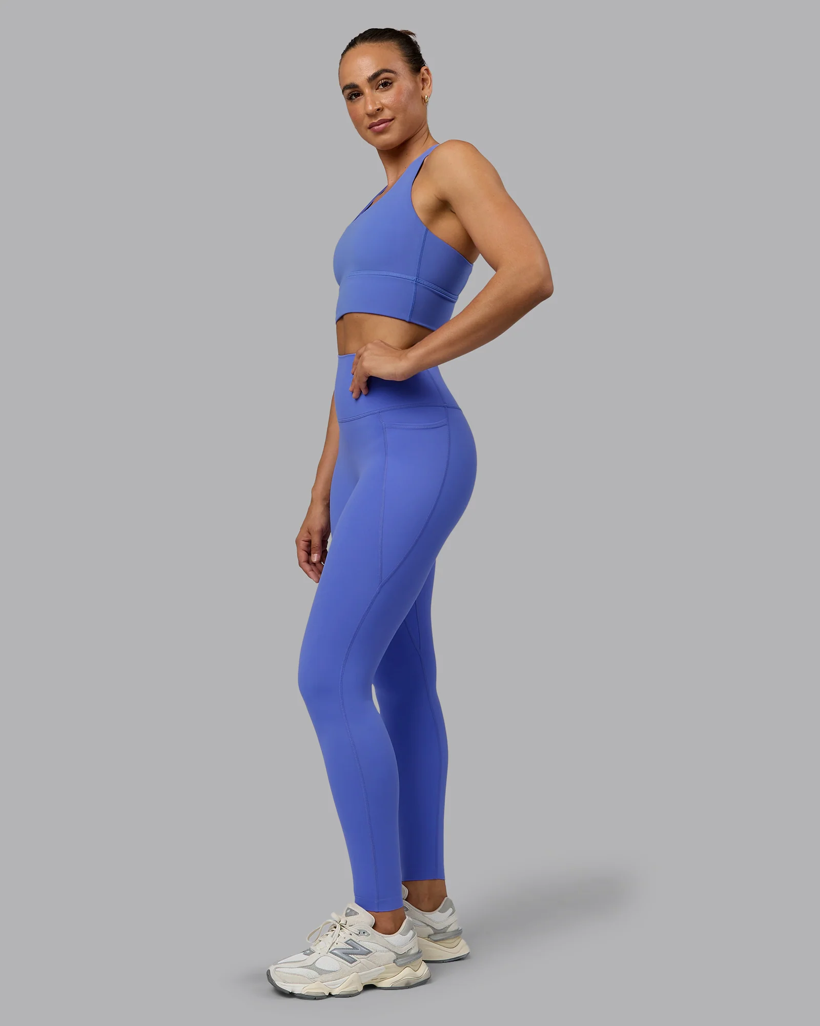 Elixir Ultra High-Rise Full Length Legging Pockets - Baja Blue - Image 2