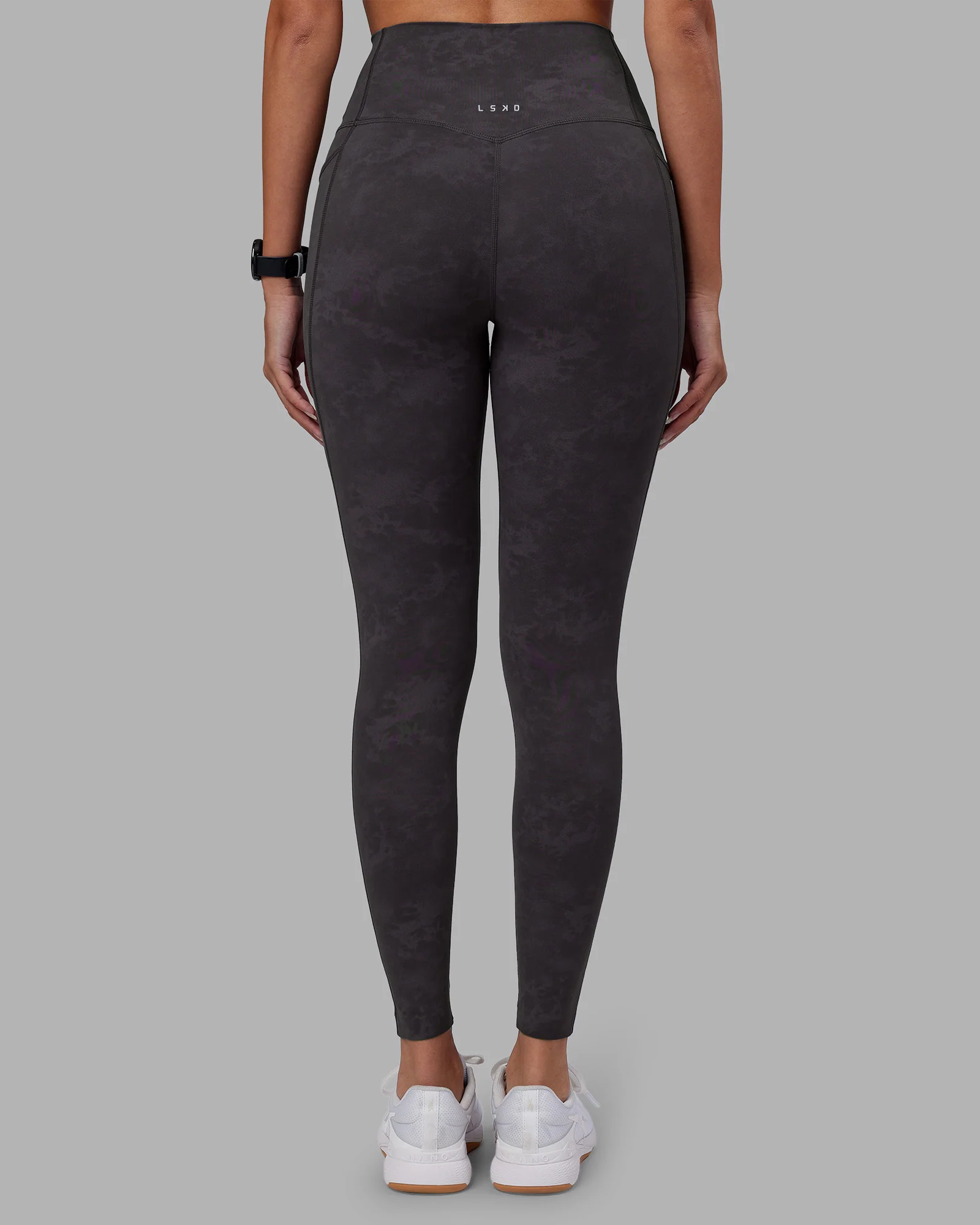 Elixir Ultra High-Rise Full Length Legging Pockets - Dark Storm Wash - Image 4