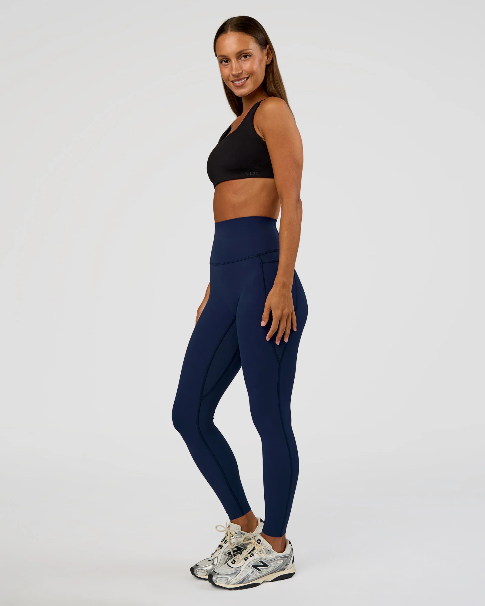 Elixir Ultra High-Rise Full Length Legging Pockets - Future Navy - Image 6