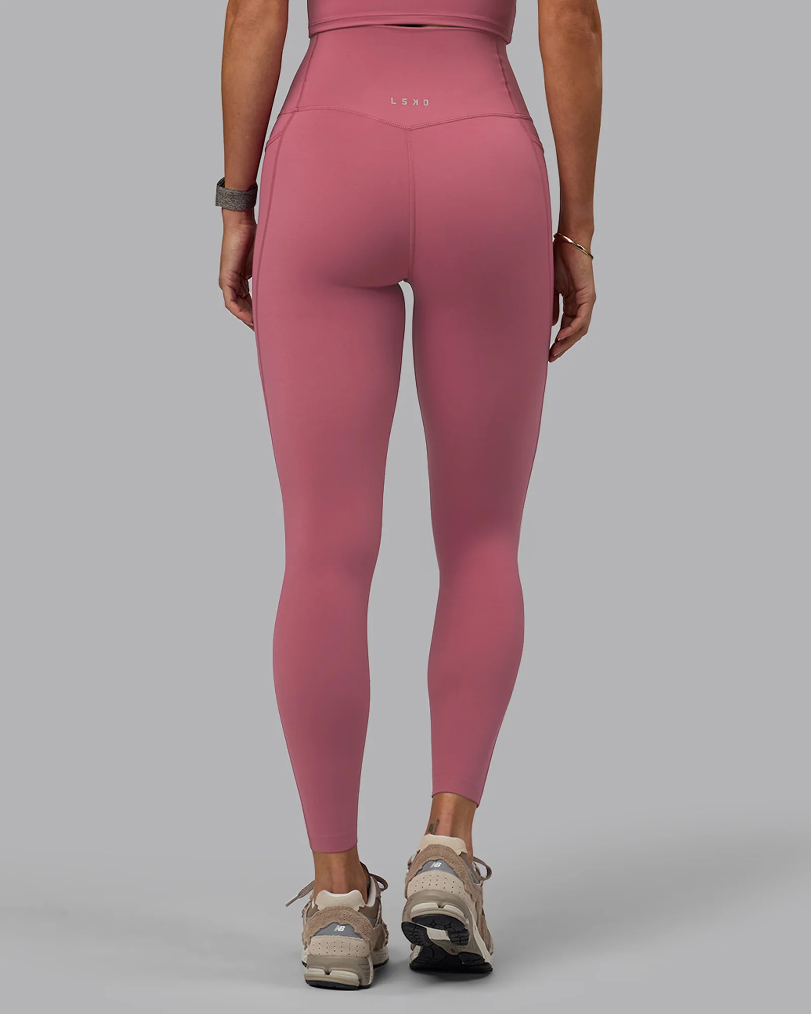 Elixir Ultra High-Rise Full Length Legging Pockets - Mauve Haze - Image 4