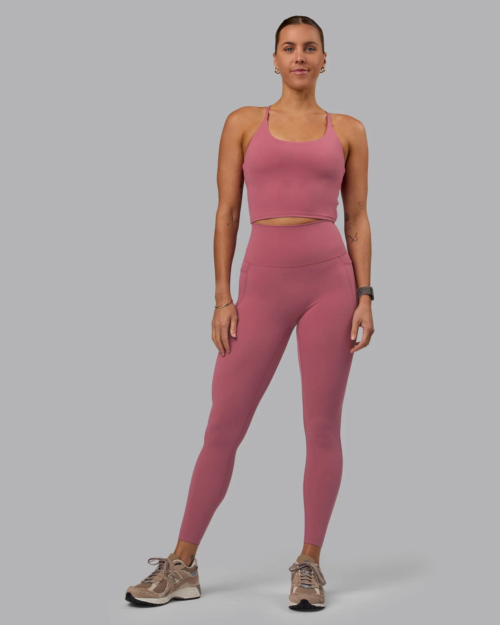 Elixir Ultra High-Rise Full Length Legging Pockets - Mauve Haze - Image 7