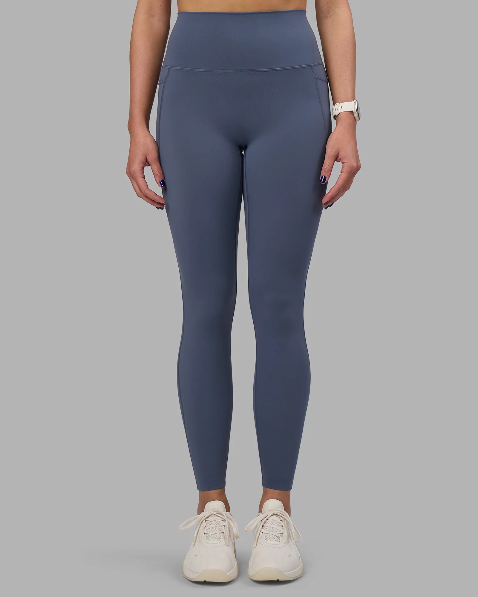Elixir Ultra High-Rise Full Length Legging Pockets - Night Shadow - Image 9