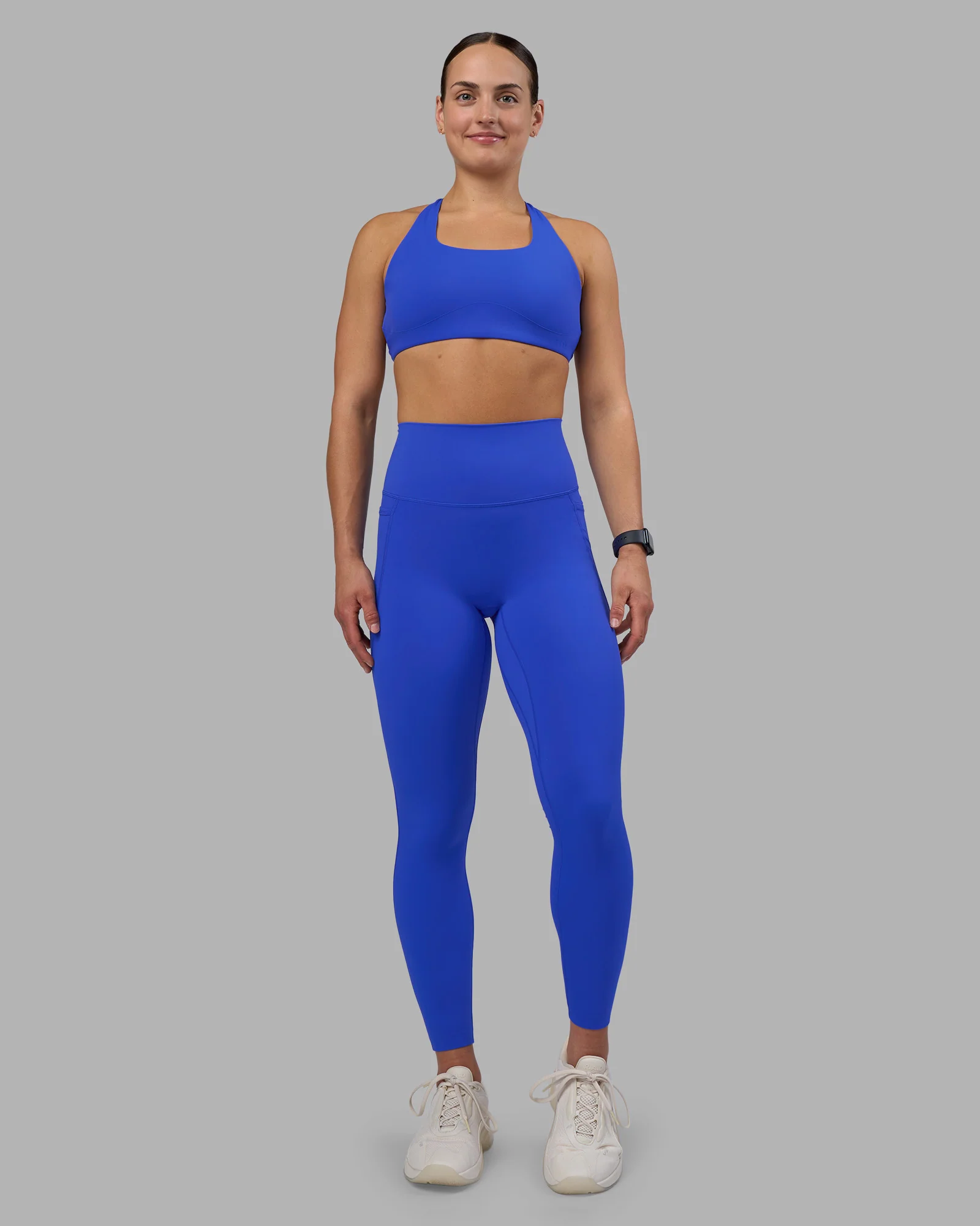 Elixir Ultra High-Rise Full Length Legging Pockets - Power Cobalt - Image 5