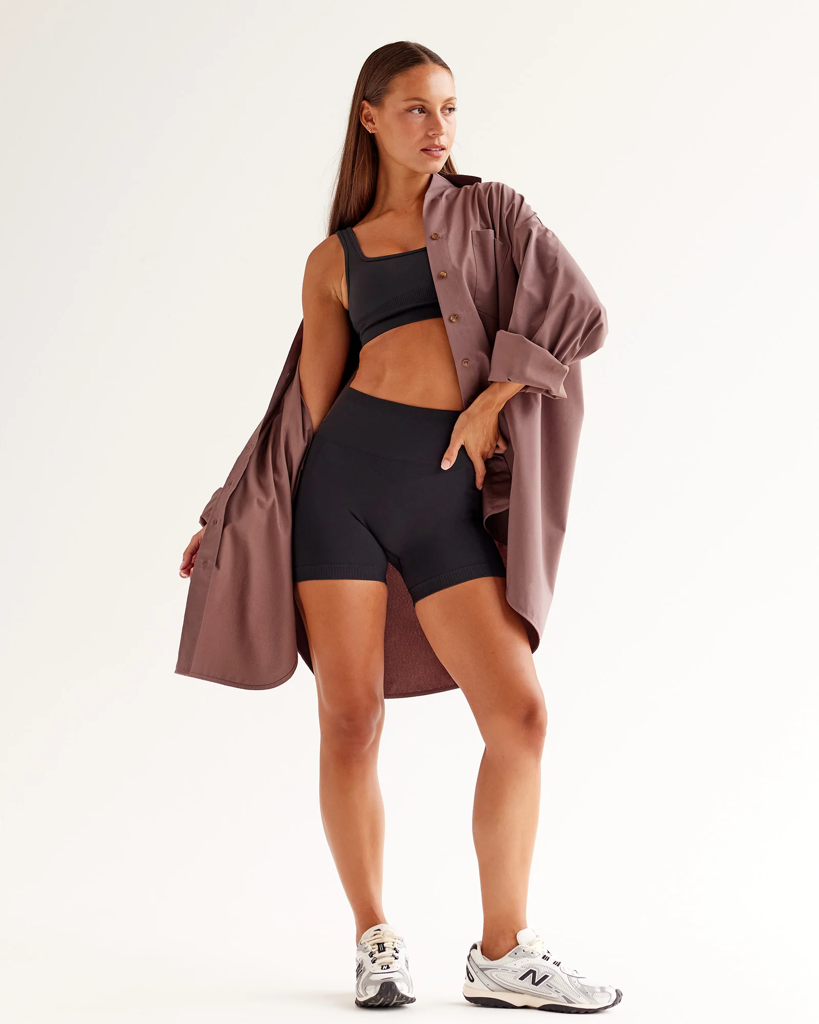 Ember Seamless Sports Bra - Black - Image 5