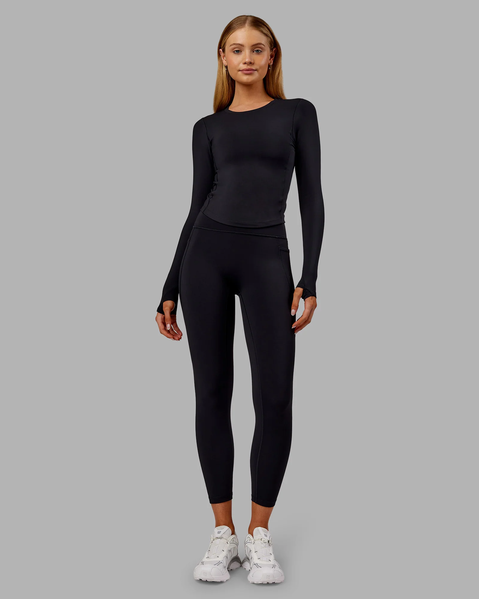 Embrace Thermal Long Sleeve Tee - Black - Image 7
