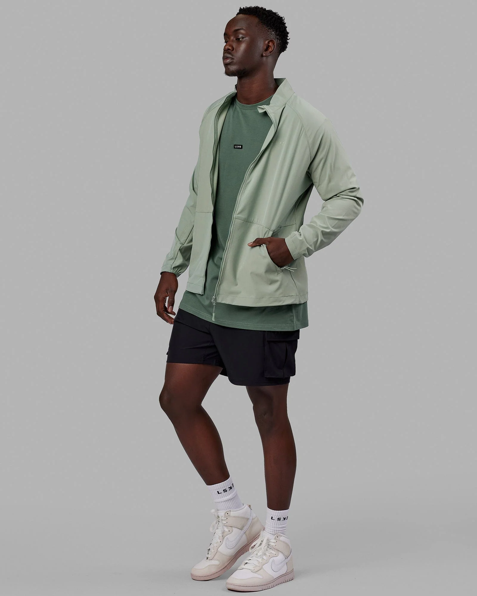 Energy Stretch Performance Jacket - Iceberg Green - Image 3