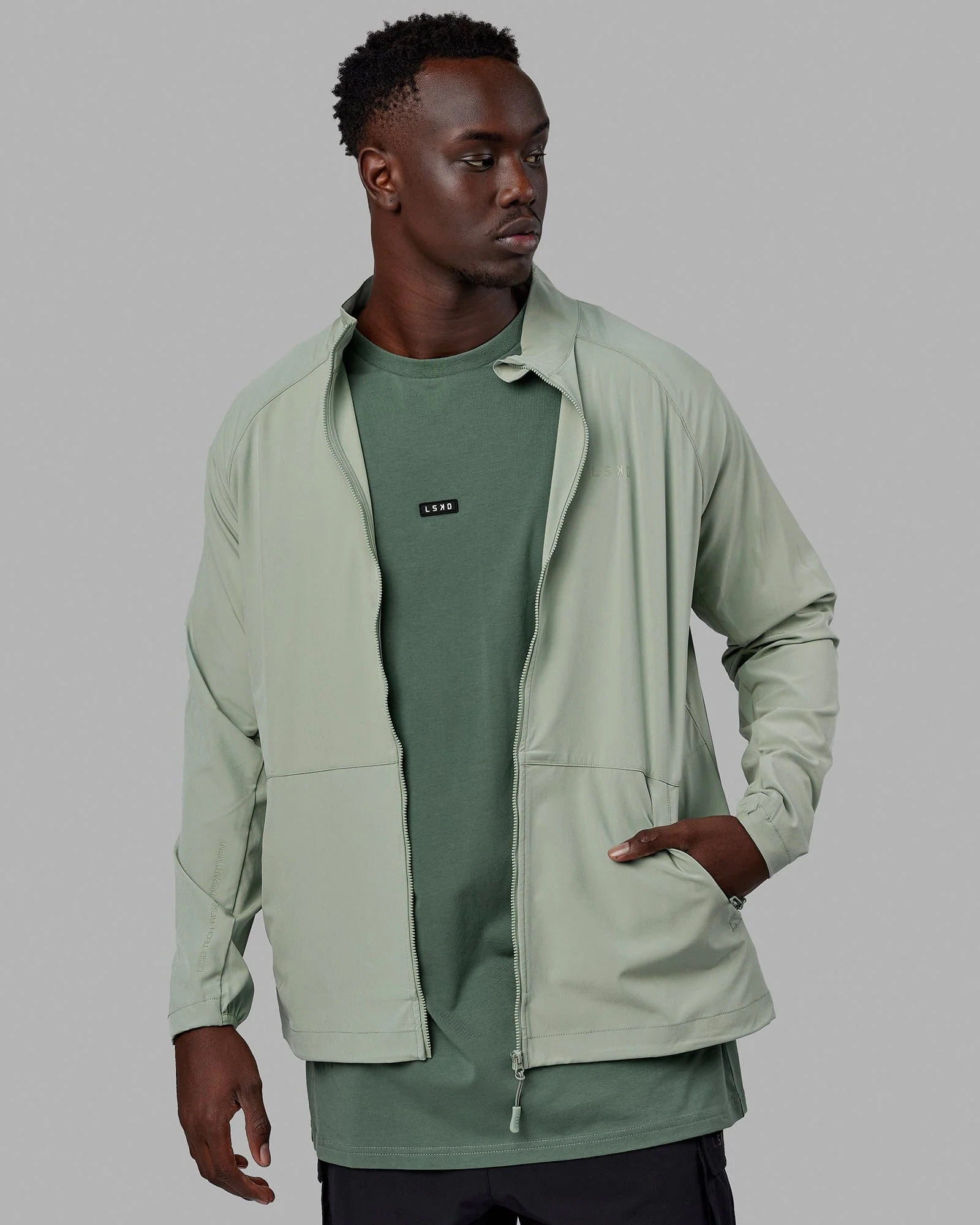 Energy Stretch Performance Jacket - Iceberg Green - Image 5