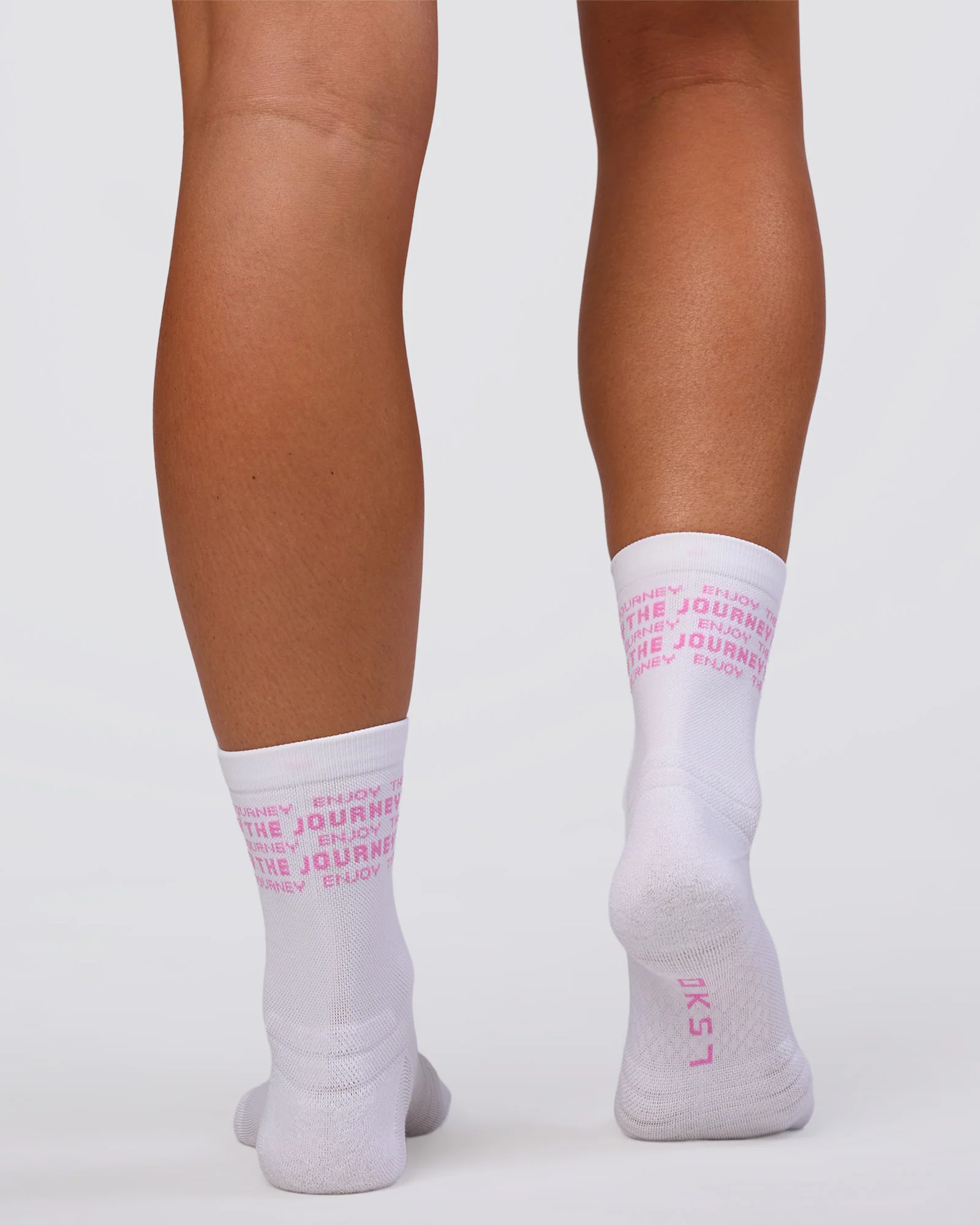 Enjoy the Journey Performance Quarter Socks - White-Marshmallow - Image 2