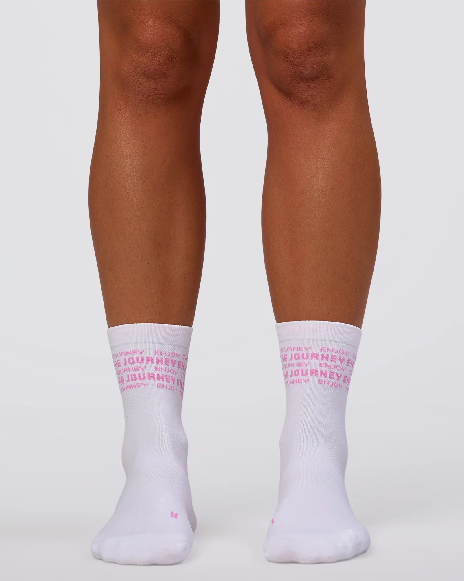 Enjoy the Journey Performance Quarter Socks - White-Marshmallow - Image 3