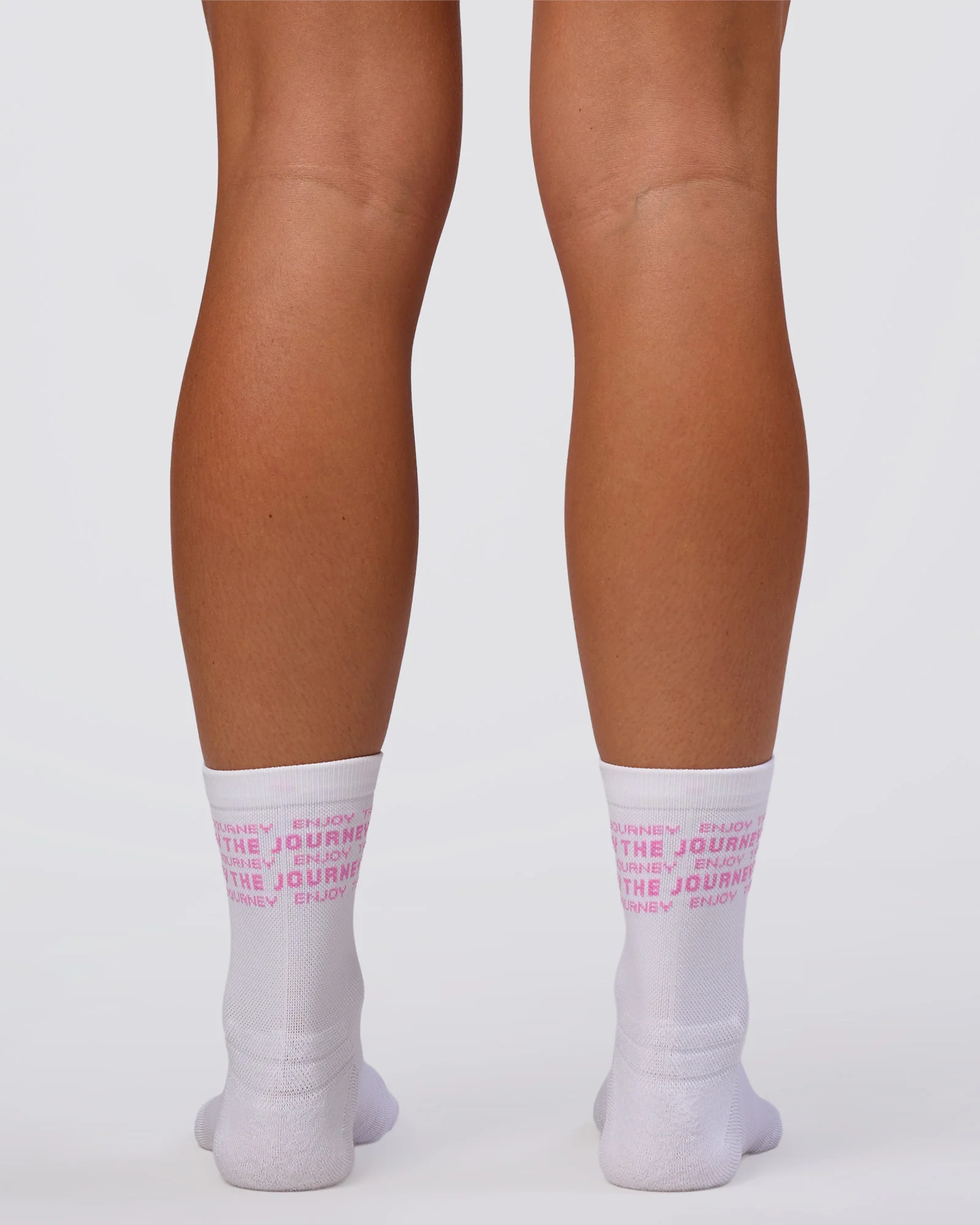 Enjoy the Journey Performance Quarter Socks - White-Marshmallow - Image 4