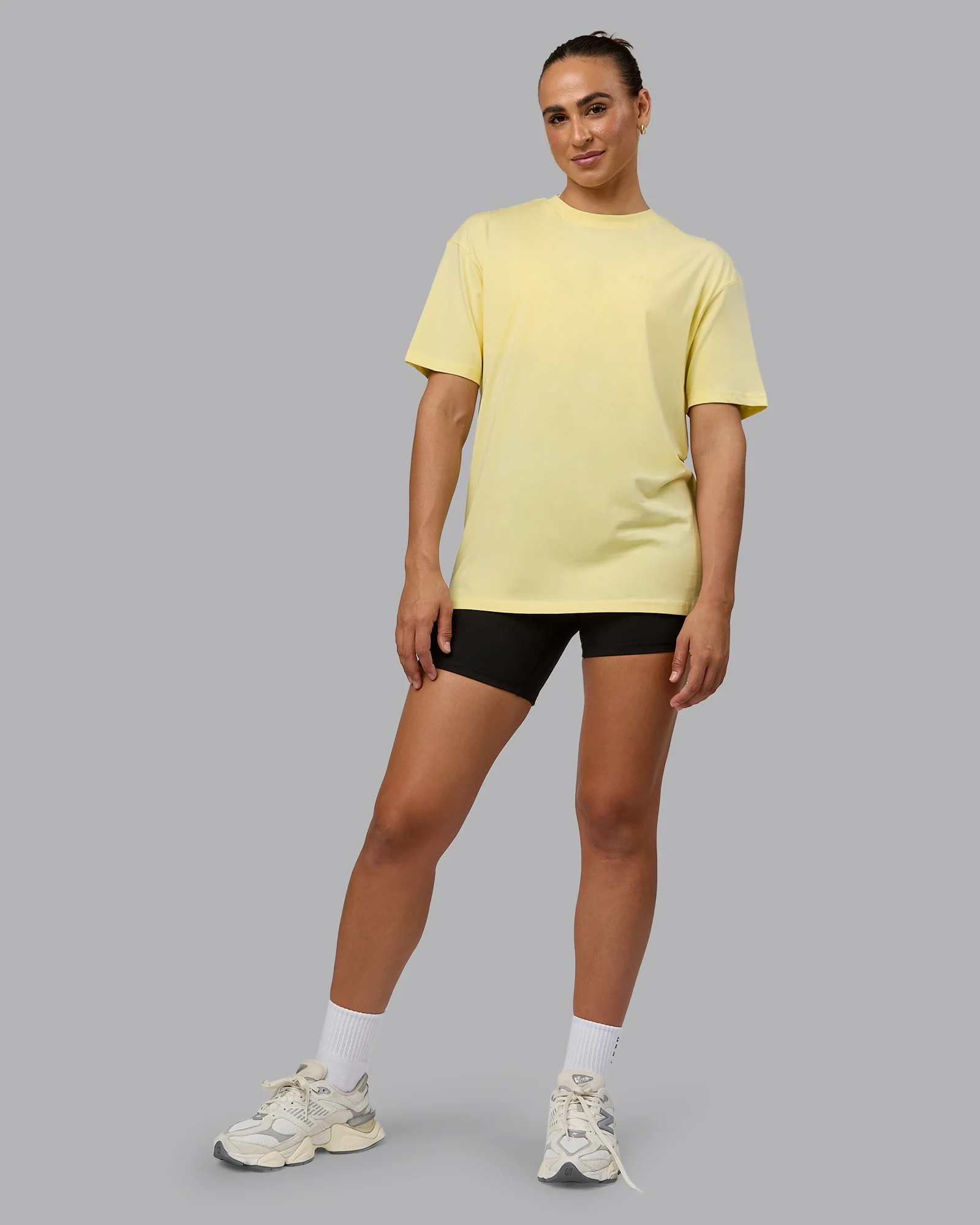 Enjoy the Journey Value Series FLXCotton Tee Oversize - Pale Yellow-Sundress - Image 10