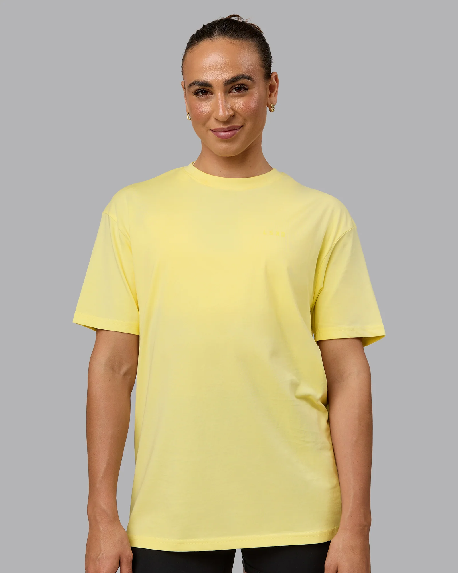 Enjoy the Journey Value Series FLXCotton Tee Oversize - Pale Yellow-Sundress - Image 3