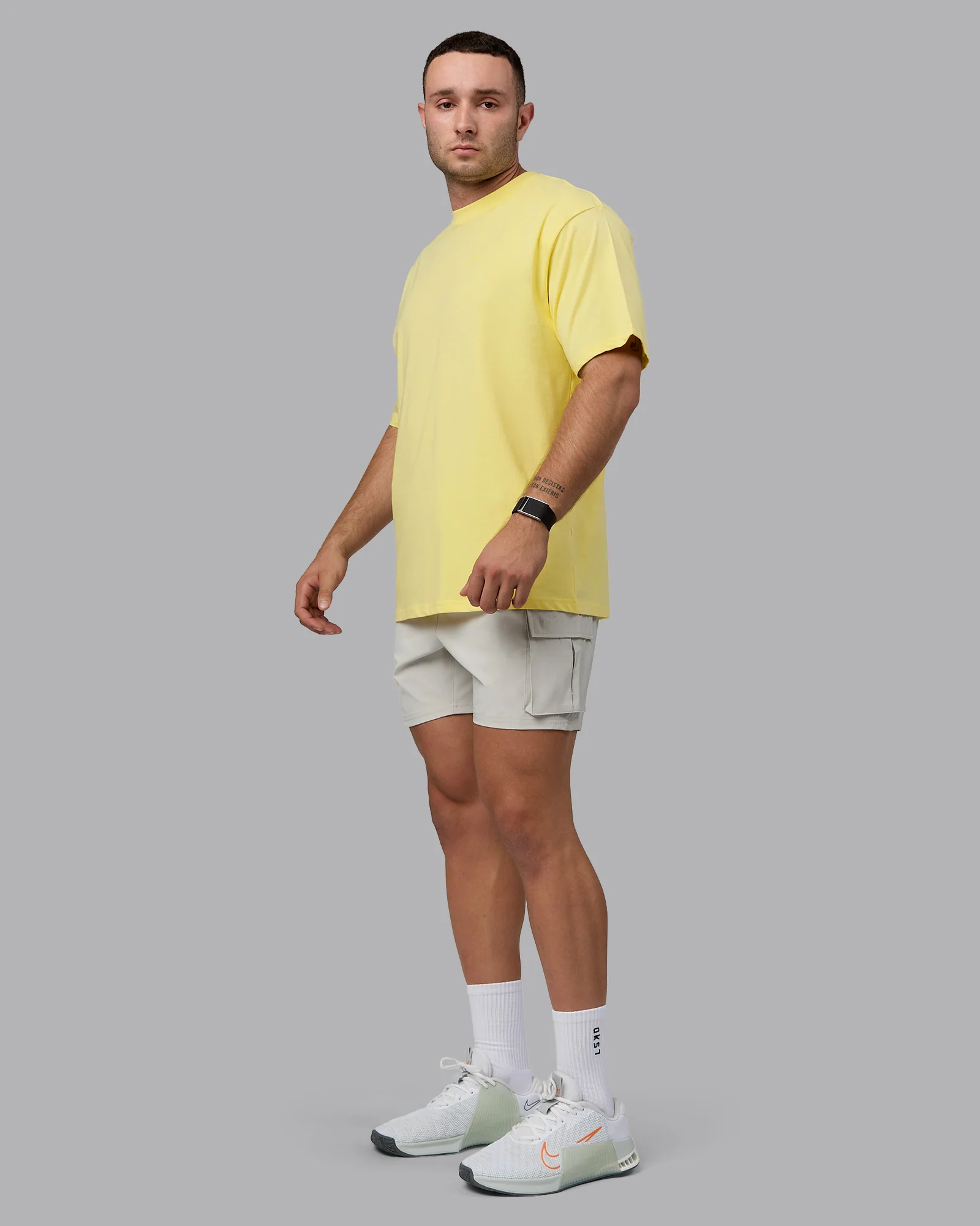 Enjoy the Journey Value Series FLXCotton Tee Oversize - Pale Yellow-Sundress - Image 6