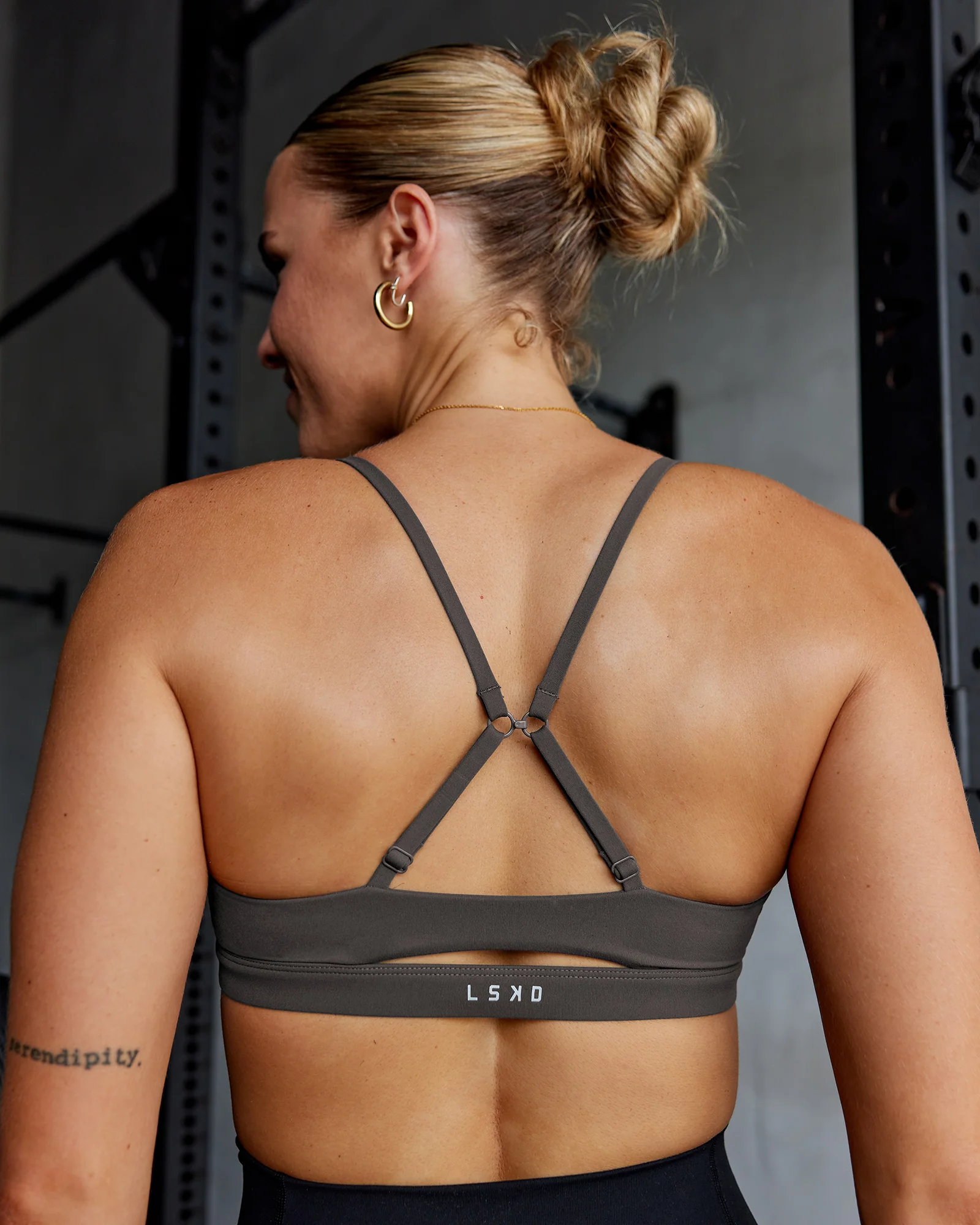 Essence Sports Bra - Dark Storm - Image 2