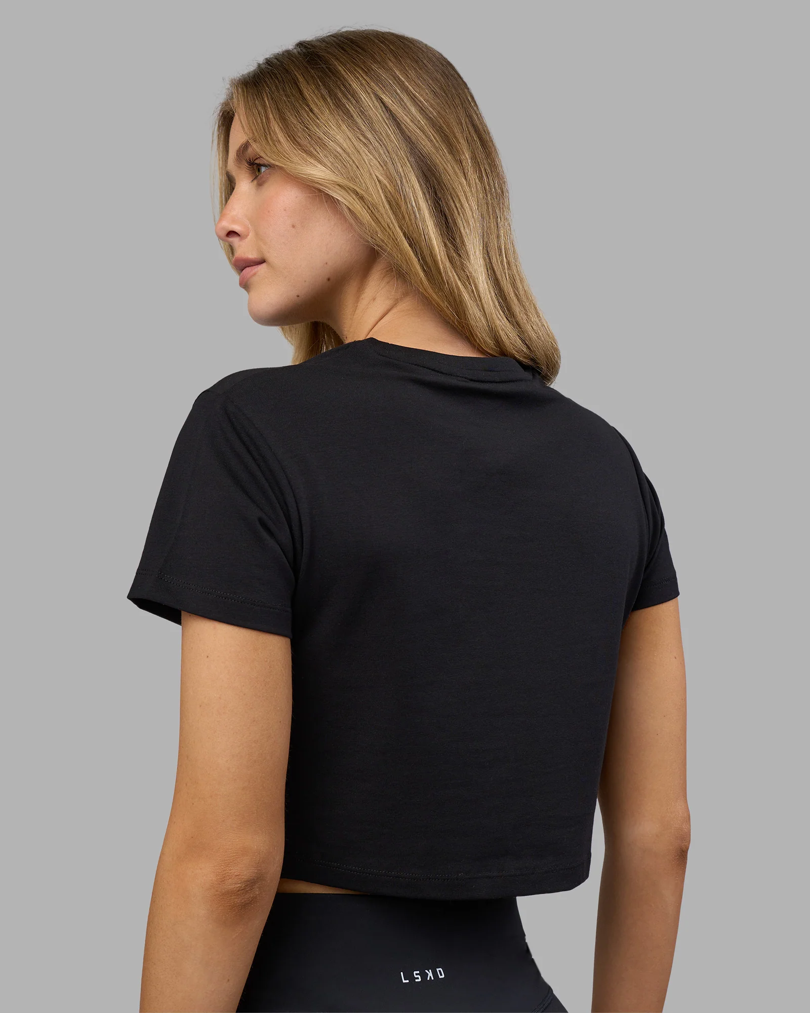 Go-To FLXCotton Baby Tee - Black-White - Image 3