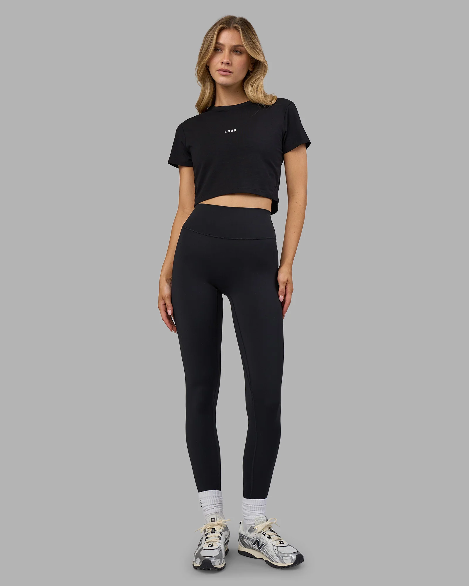 Go-To FLXCotton Baby Tee - Black-White - Image 4