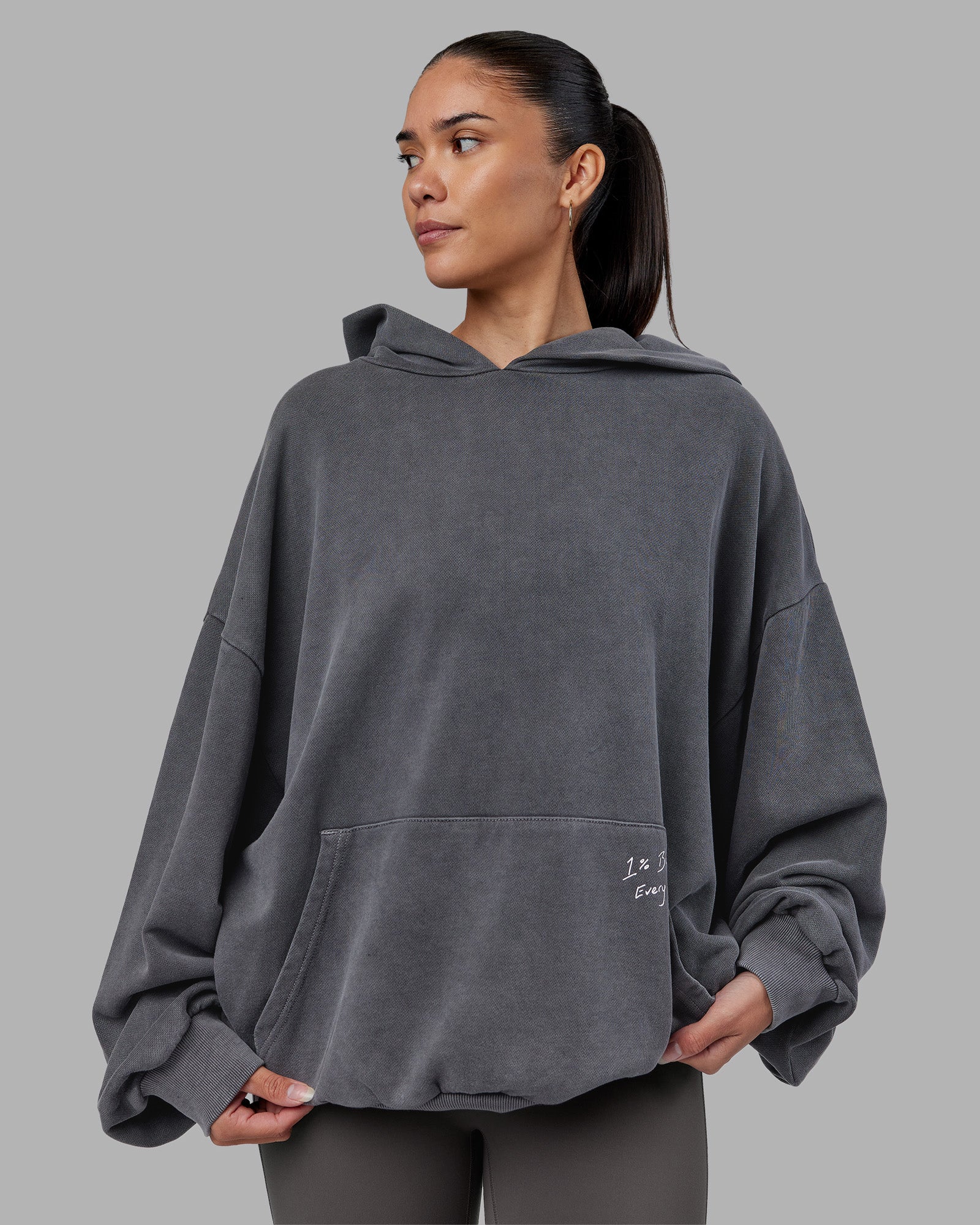 ETJ Values Washed Oversize Hoodie - Dark Storm-Light Bubblegum - Image 4