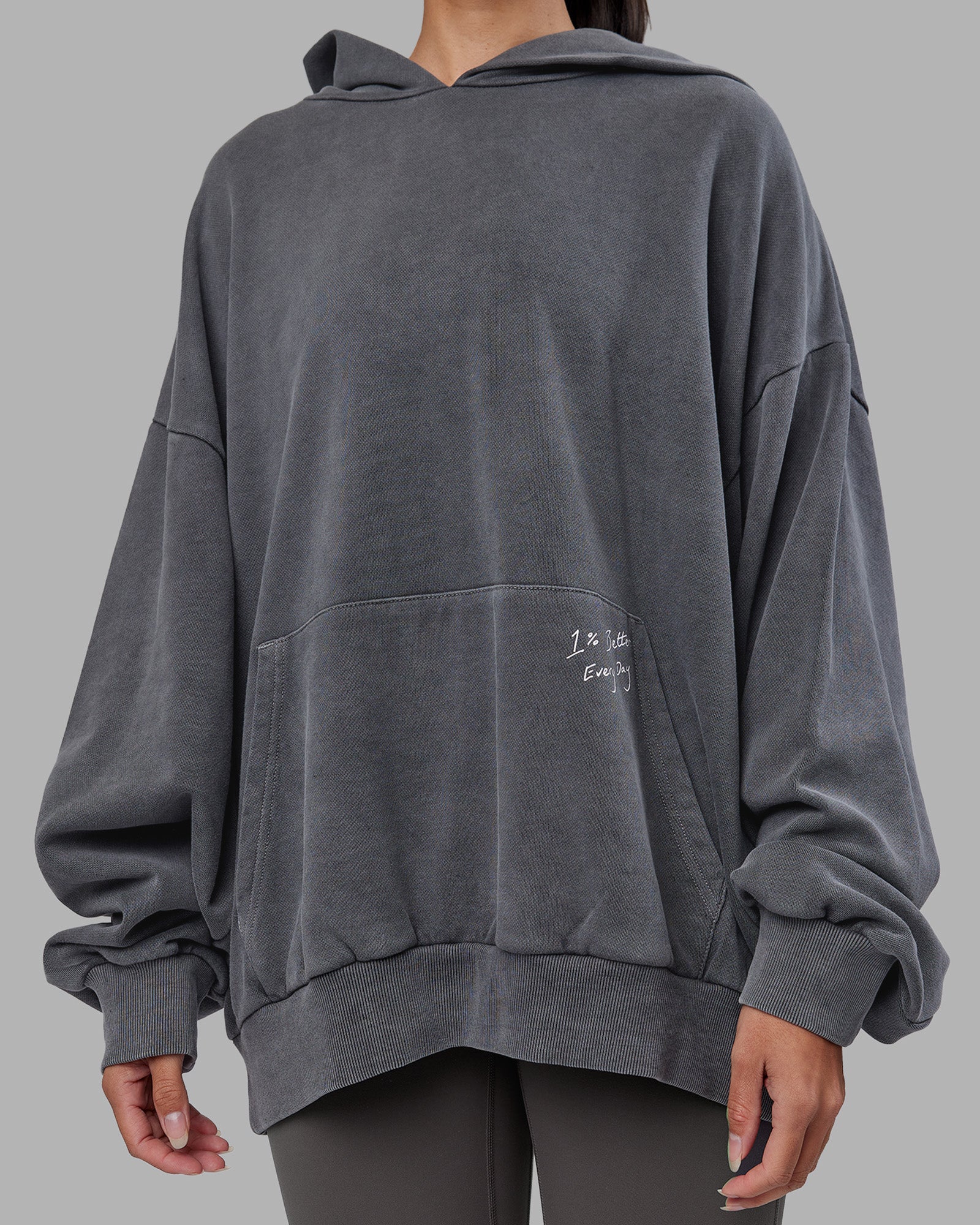 ETJ Values Washed Oversize Hoodie - Dark Storm-Light Bubblegum - Image 6