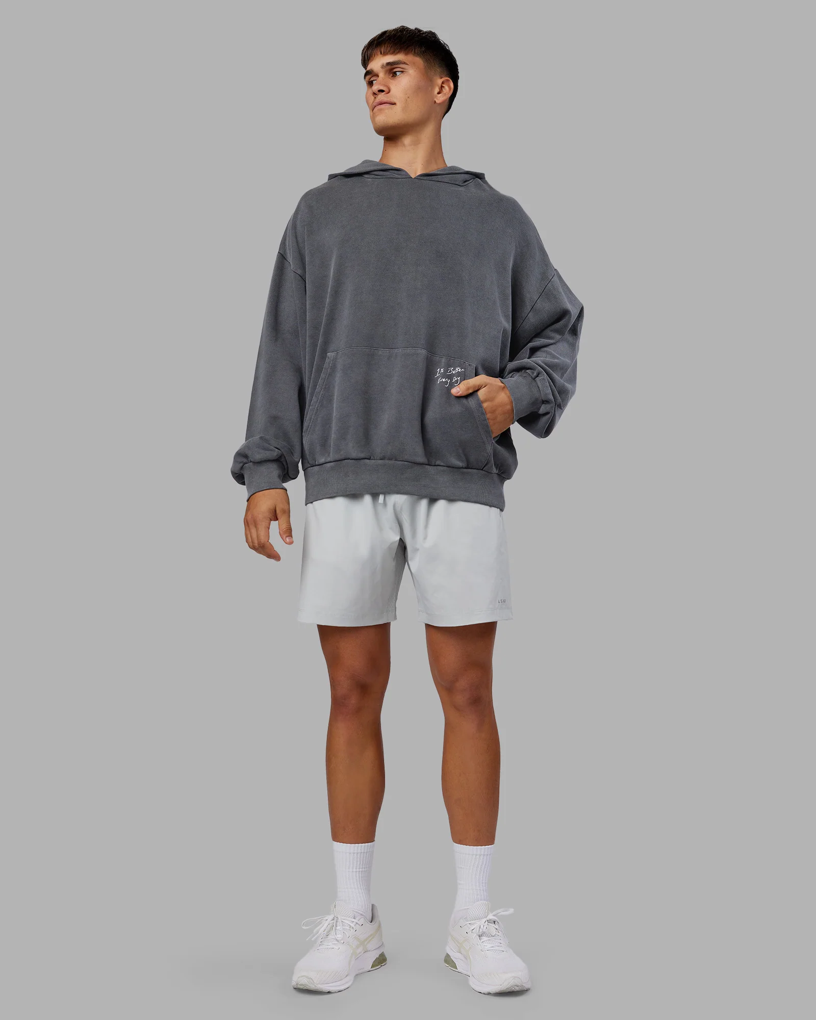 ETJ Values Washed Oversize Hoodie - Dark Storm-Light Bubblegum - Image 9