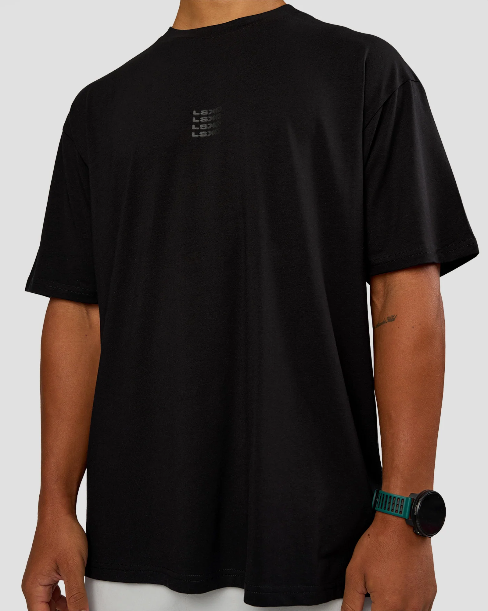 Everyday Elevation FLXCotton Oversized Tee - Black-Black - Image 10