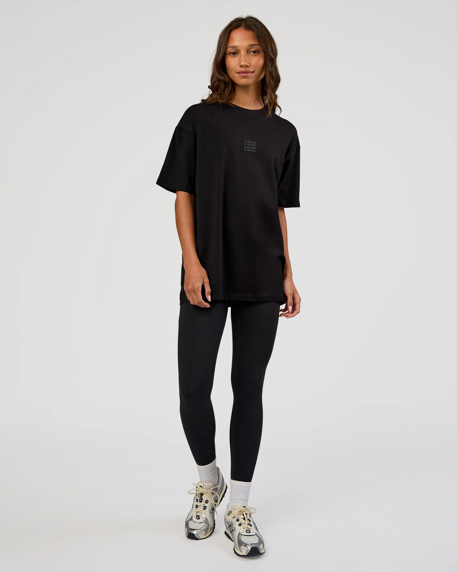 Everyday Elevation FLXCotton Oversized Tee - Black-Black - Image 11