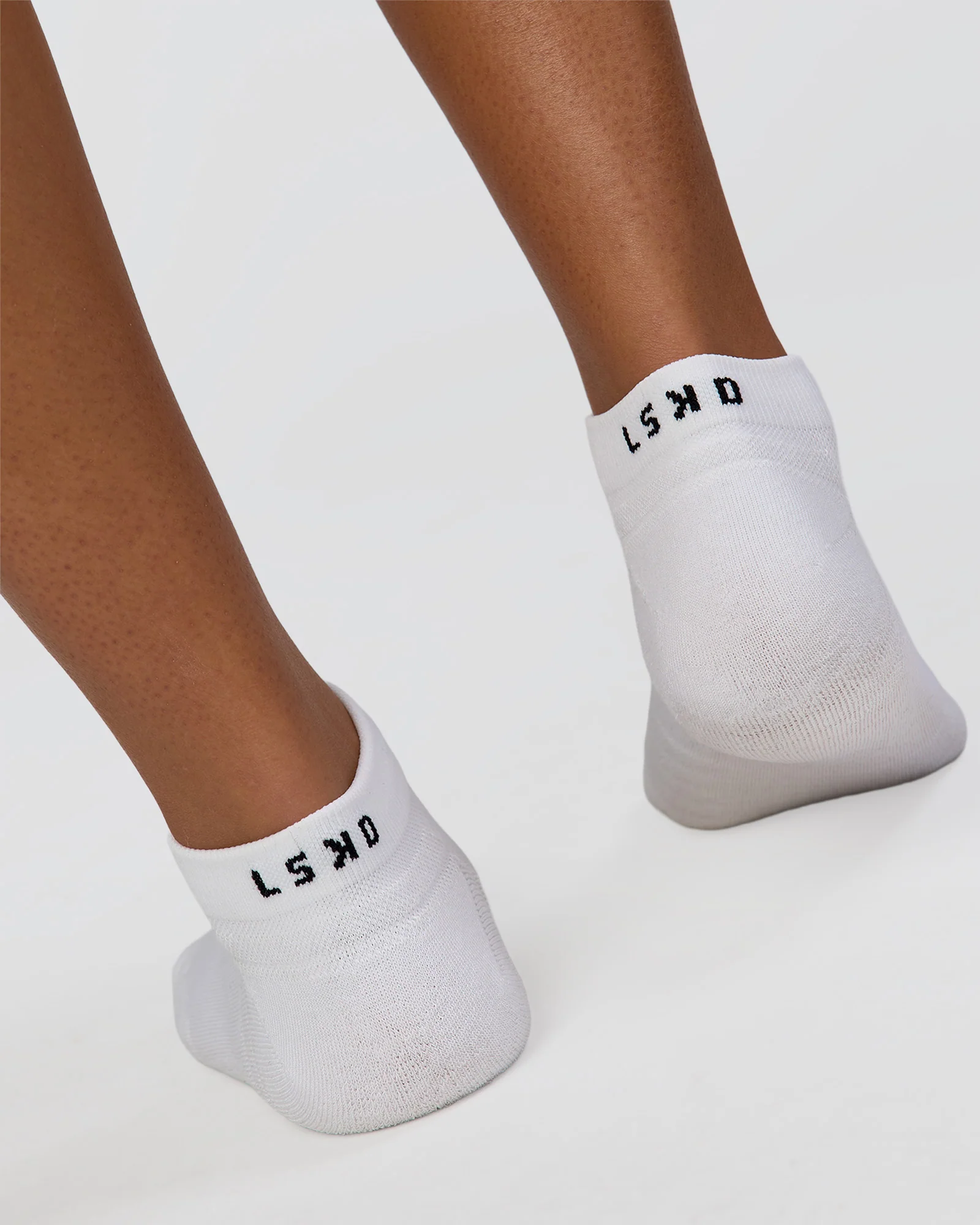 Performance Ankle Socks - White-Black - Image 3