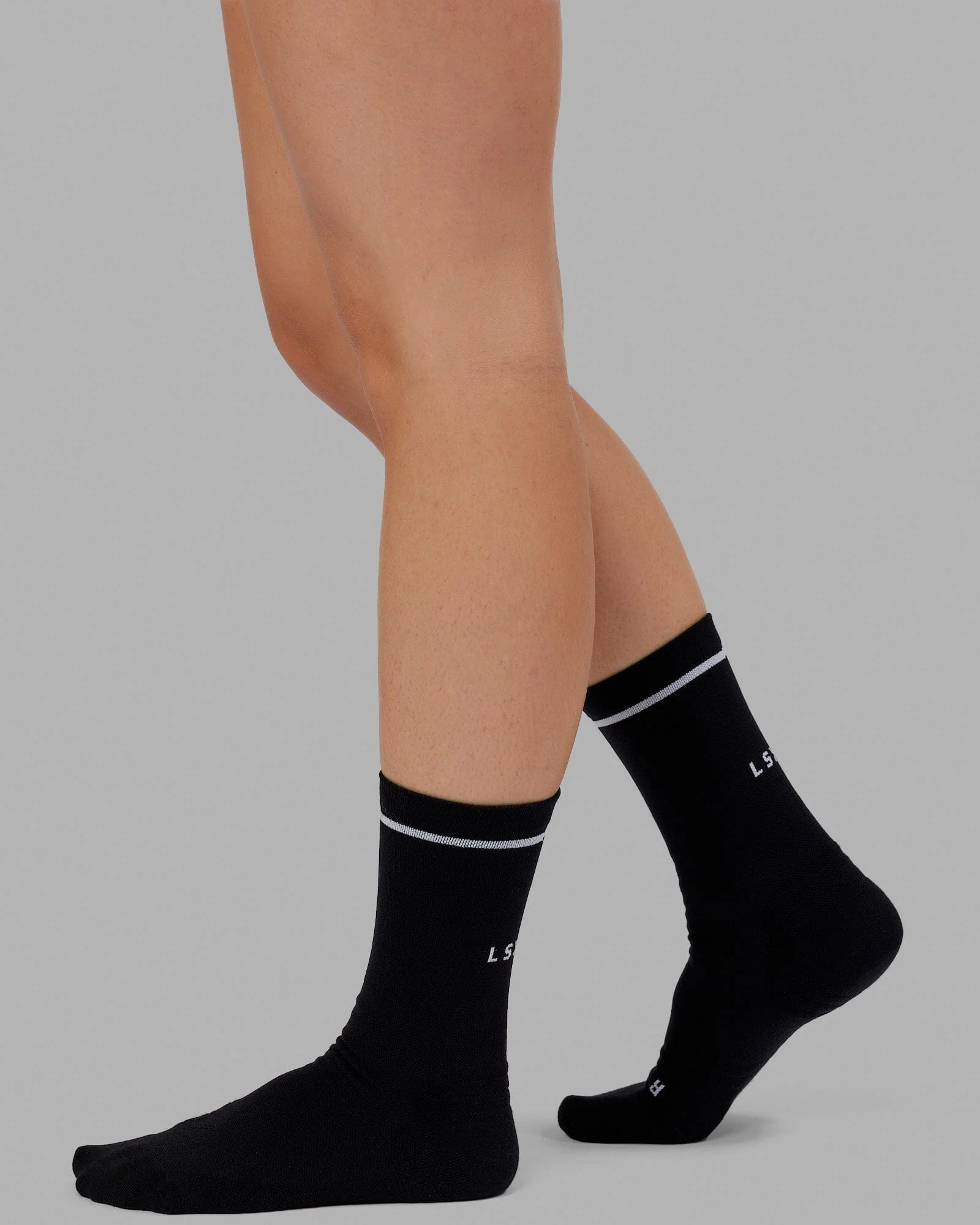 Fast Performance Crew Socks - Black - Image 2