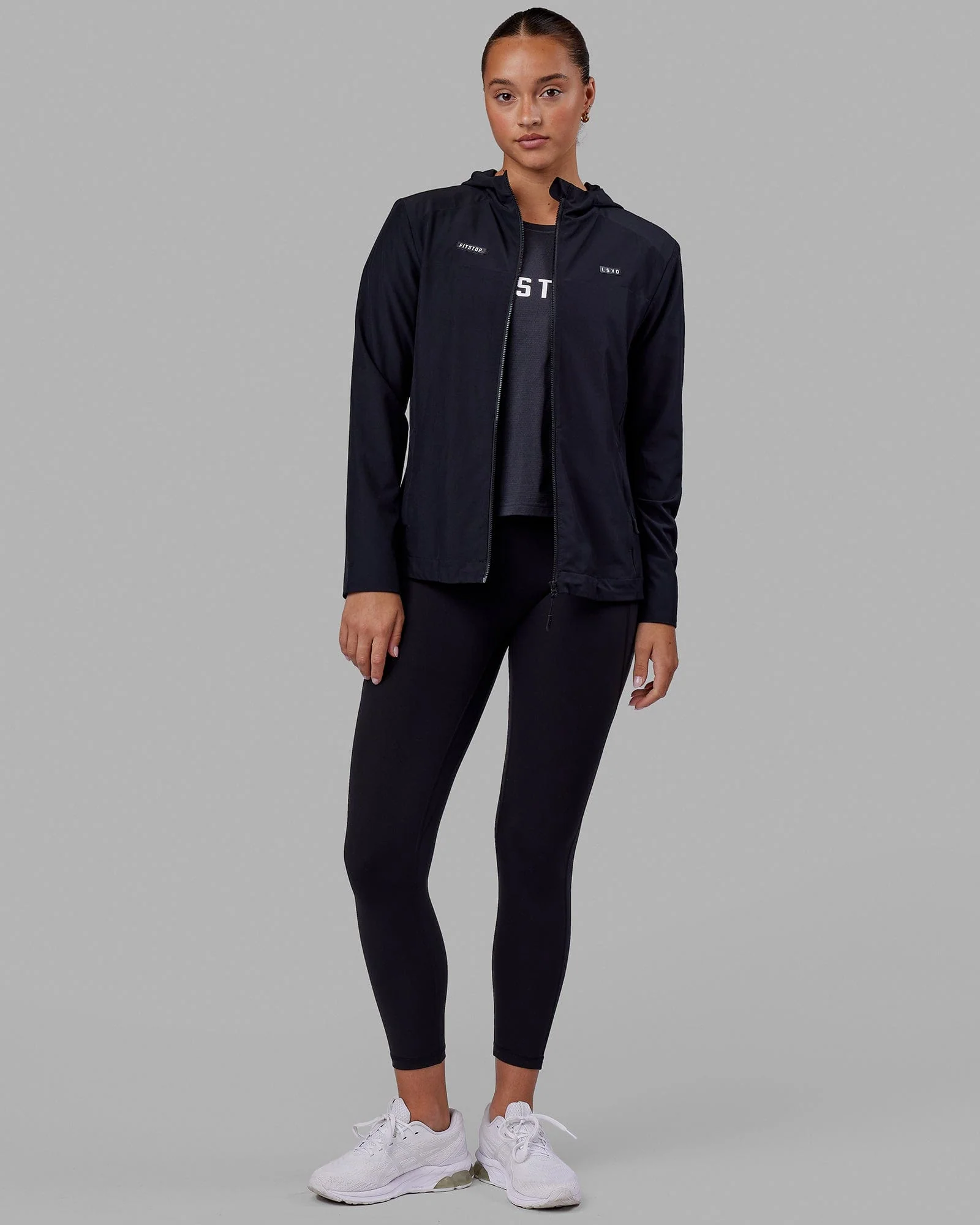 Fitstop Womens Functional Training Jacket - Black - Image 3
