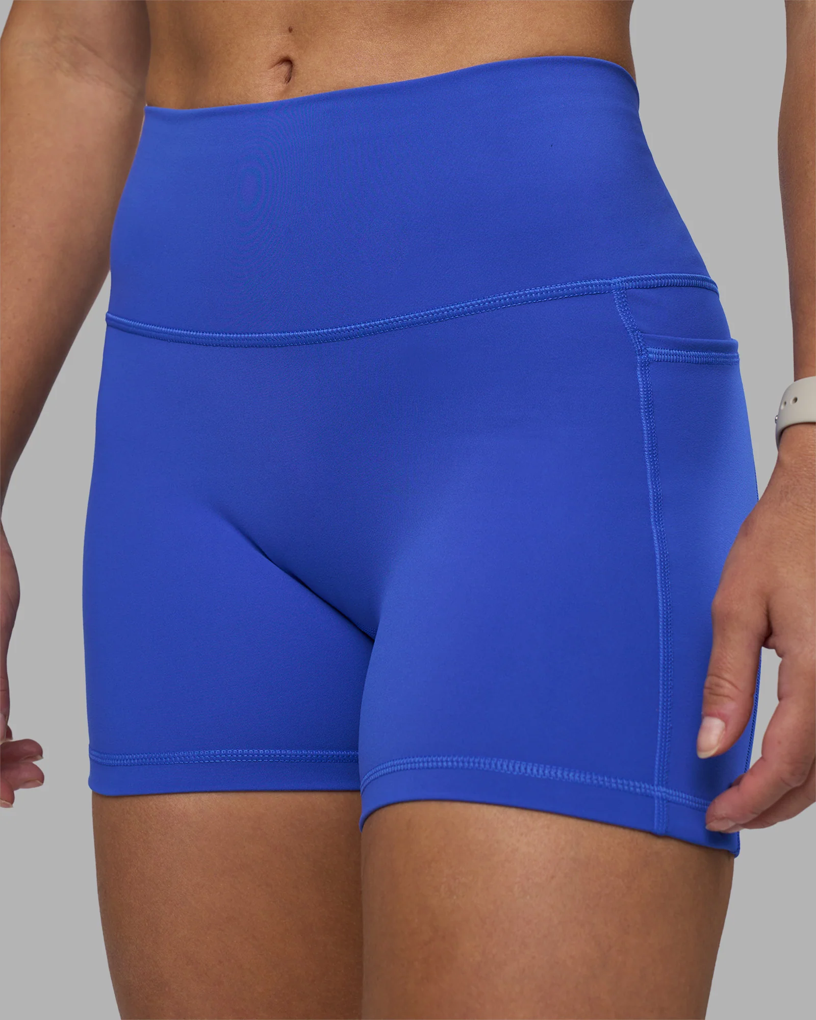 Fusion High-Rise 4" Short Pockets - Power Cobalt - Image 6