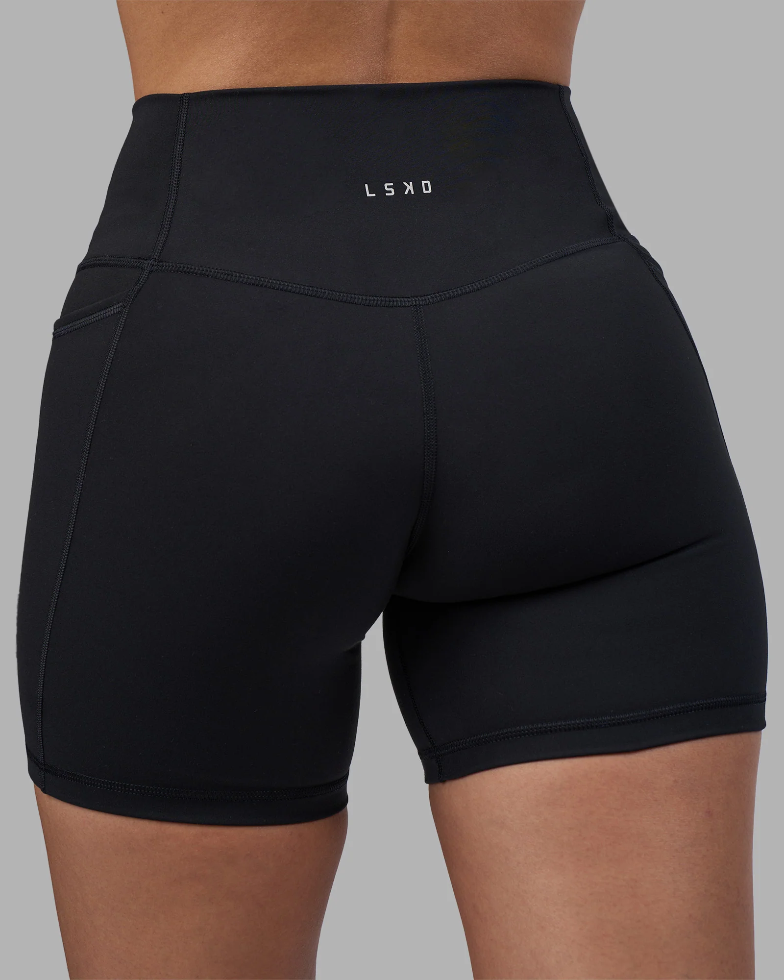 Fusion High-Rise 6" Short Pockets - Black - Image 8