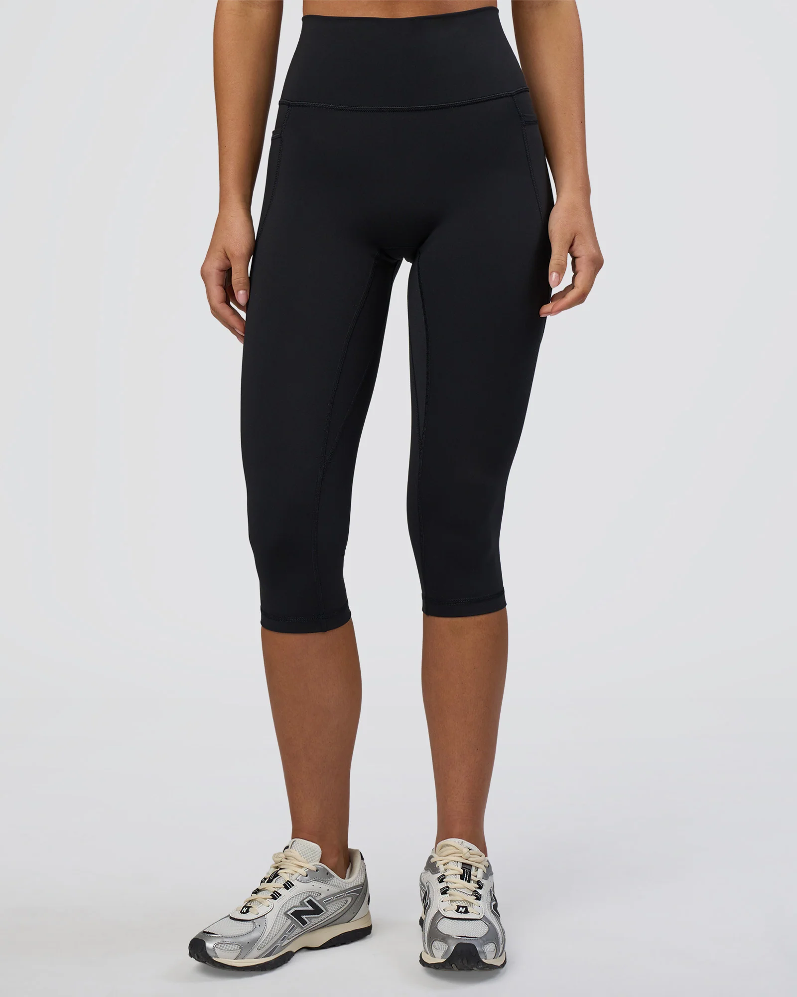 Fusion Ultra High-Rise 3/4 Legging Pockets - Black - Image 7