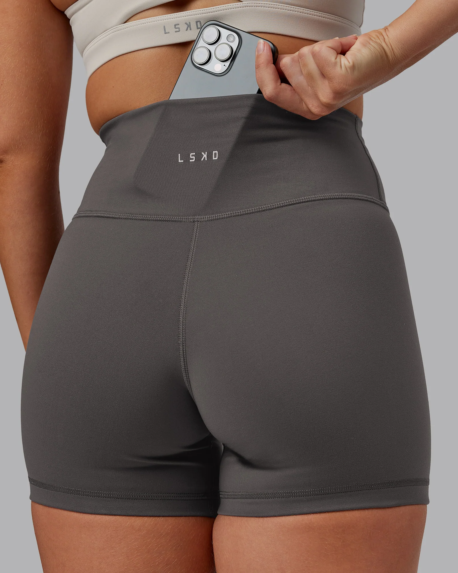 Fusion Ultra High-Rise 4" Short - Dark Storm - Image 4