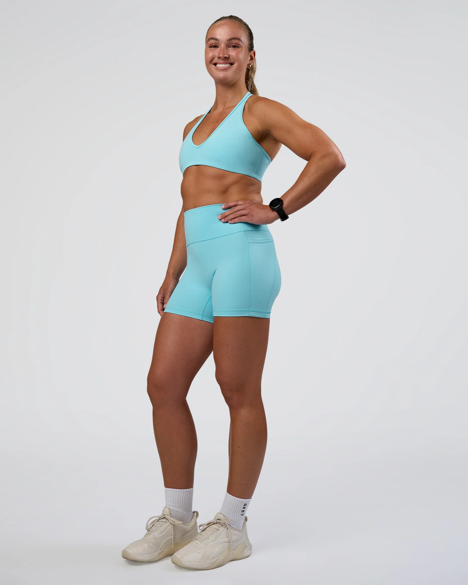 Fusion Ultra High-Rise 4" Short Pockets - Baltic Sea - Image 5