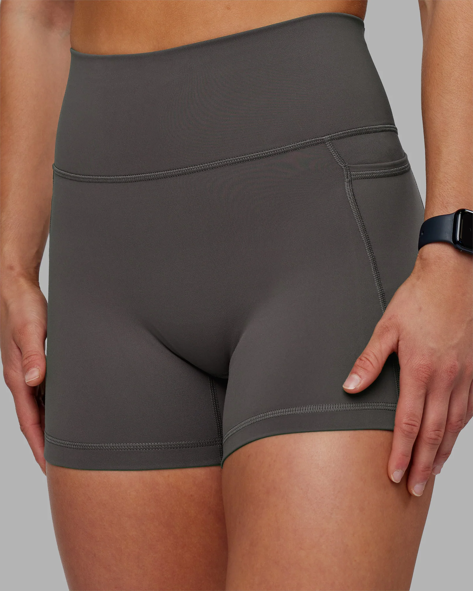 Fusion Ultra High-Rise 4" Short Pockets - Dark Storm - Image 10