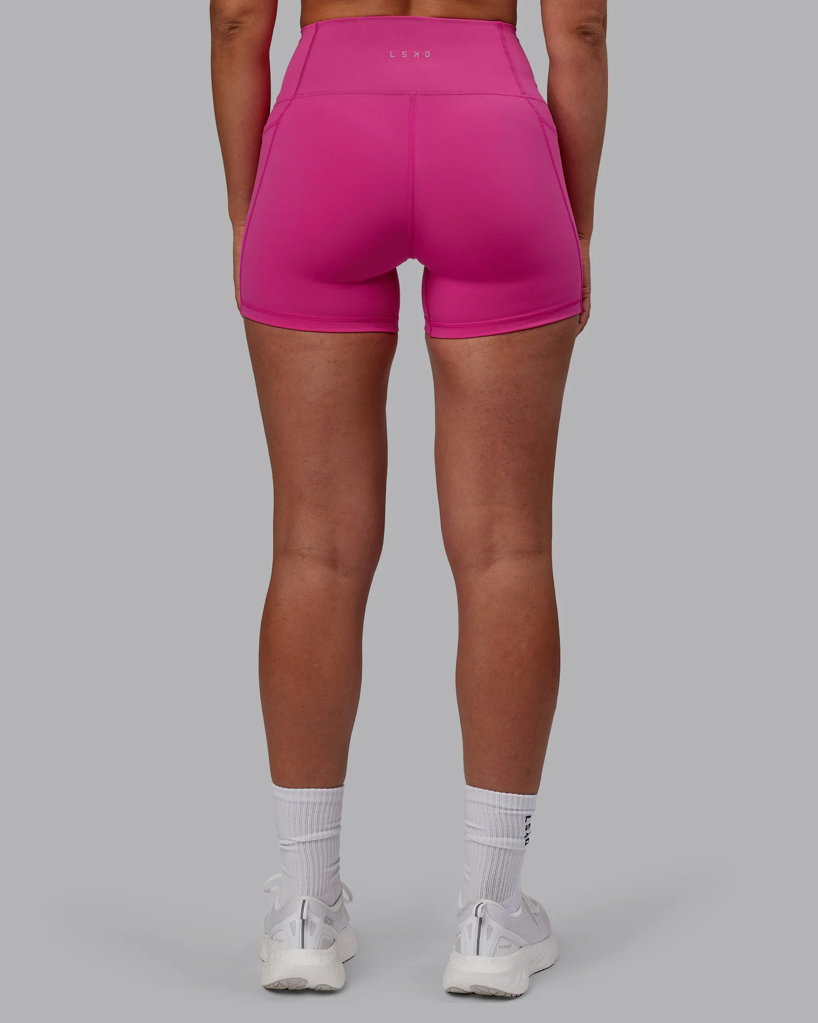 Fusion Ultra High-Rise 4" Short Pockets - Fuchsia Pink - Image 3