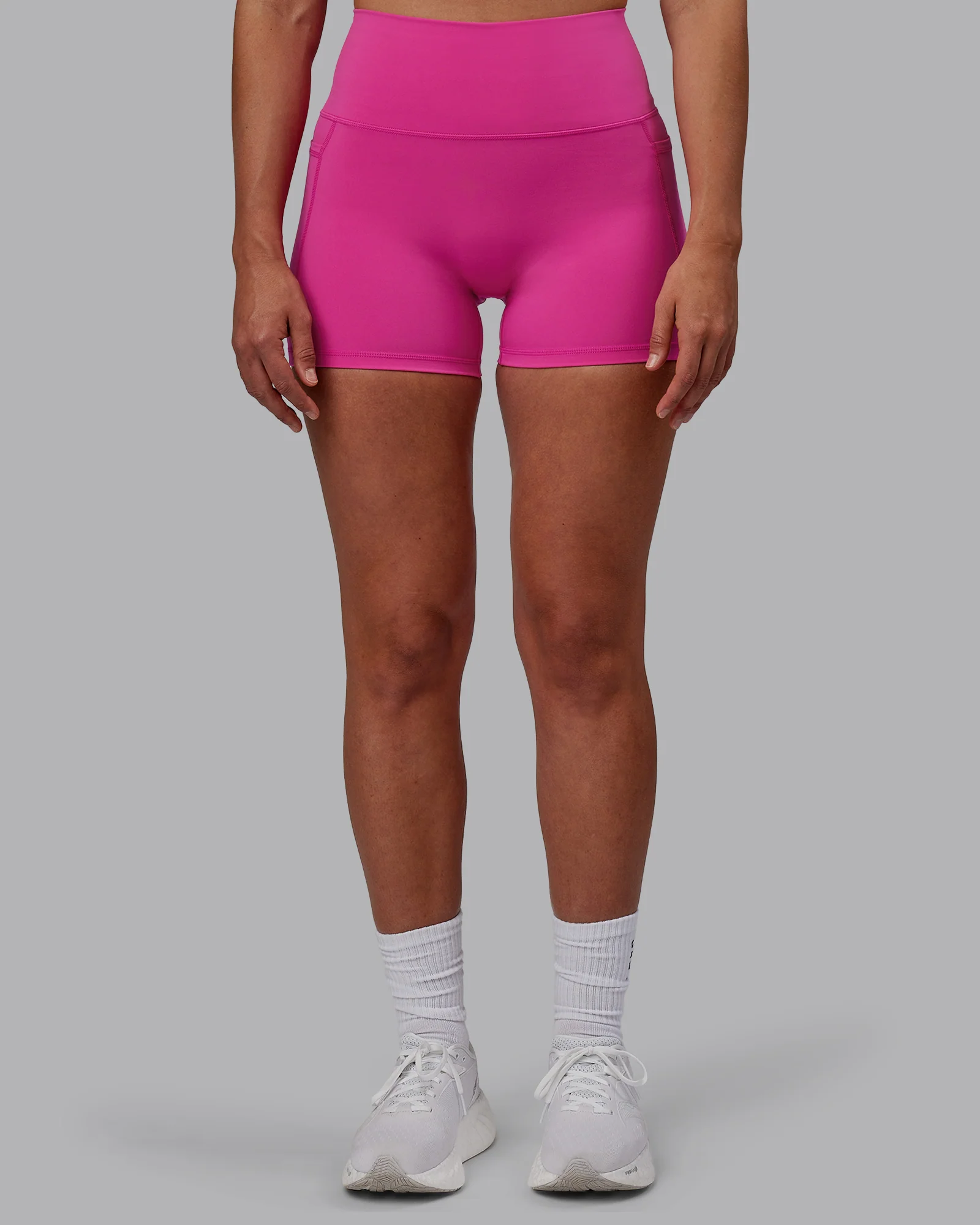 Fusion Ultra High-Rise 4" Short Pockets - Fuchsia Pink - Image 9