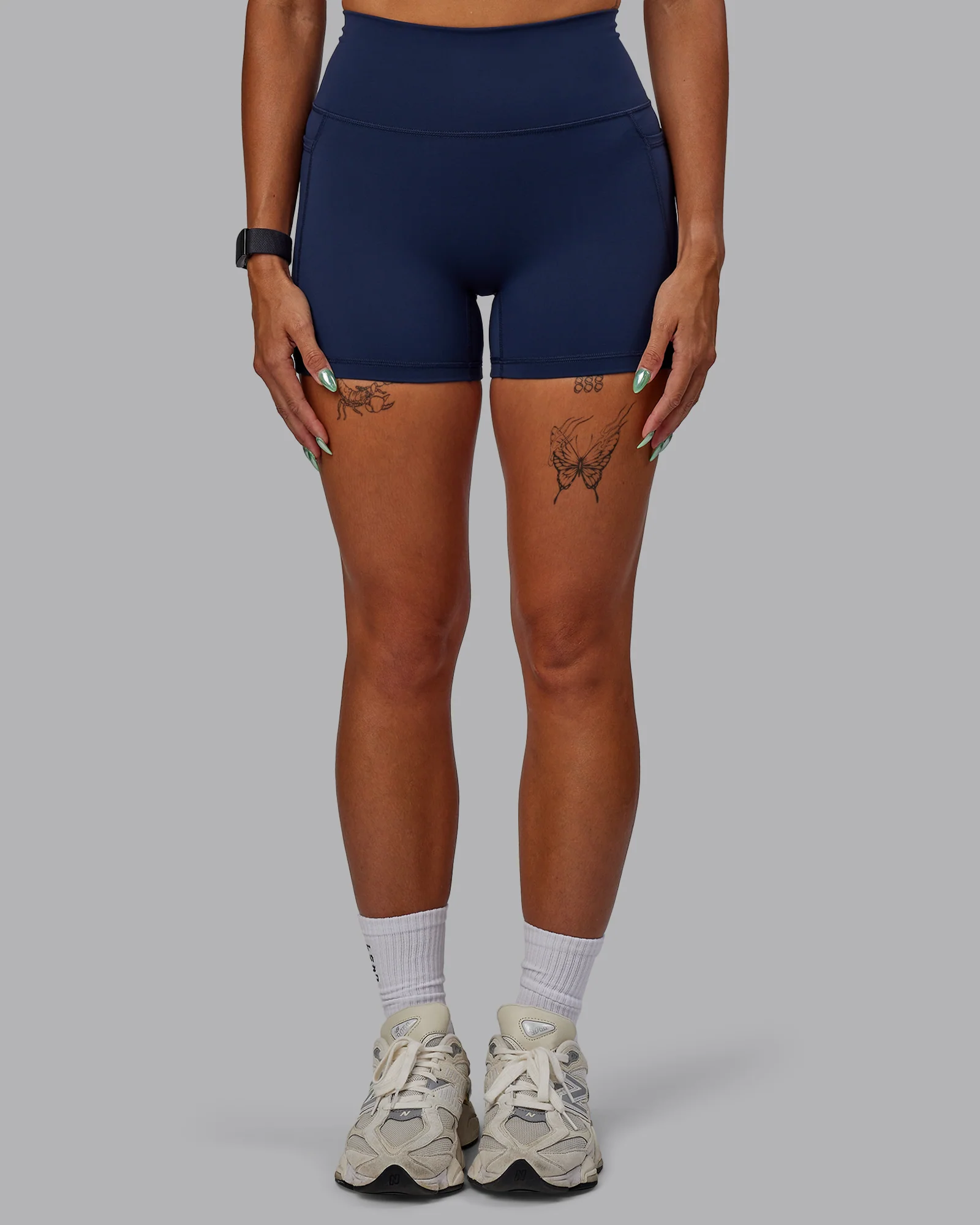Fusion Ultra High-Rise 4" Short Pockets - Future Navy - Image 9