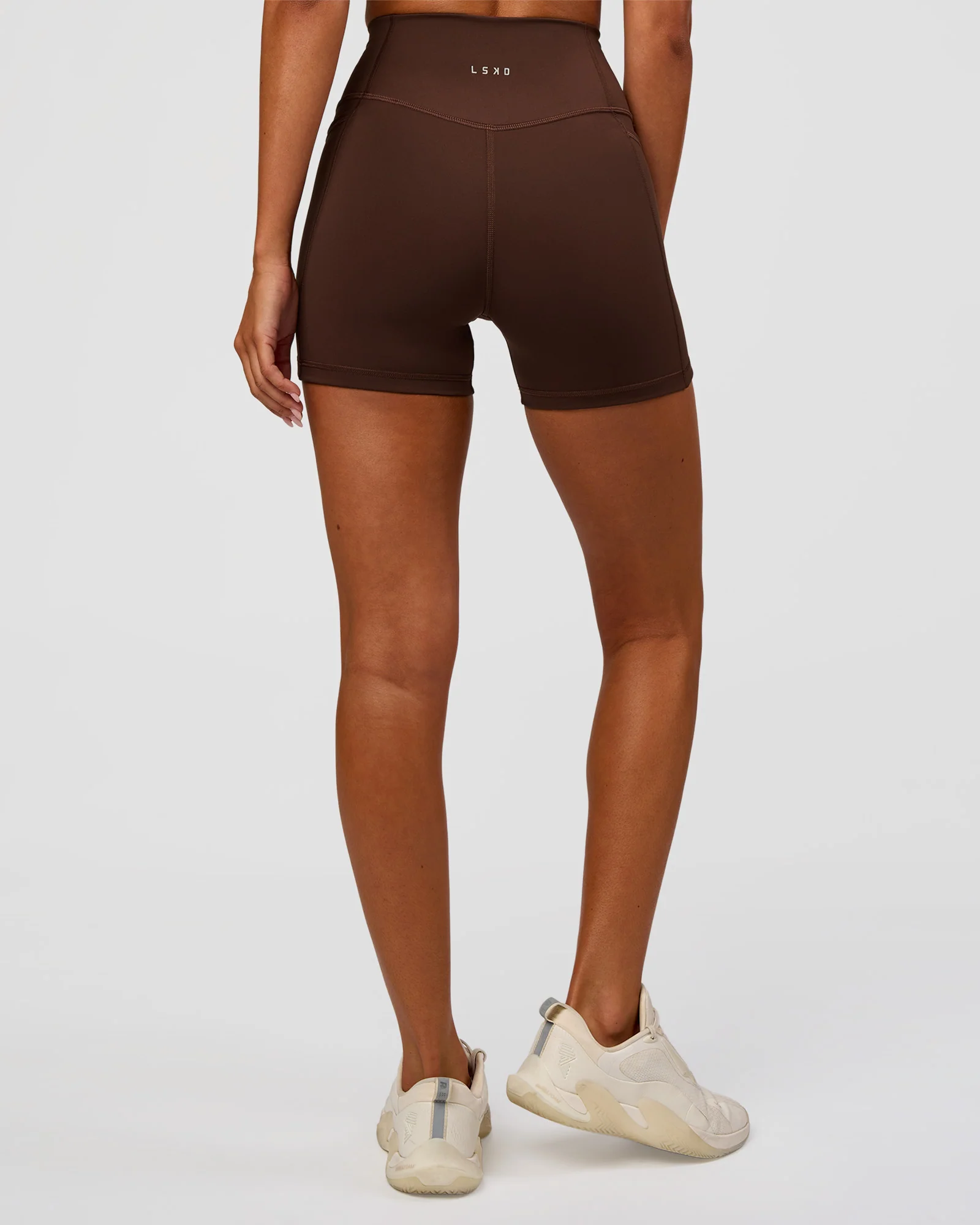 Fusion Ultra High-Rise 4" Short Pockets - Hot Chocolate - Image 3