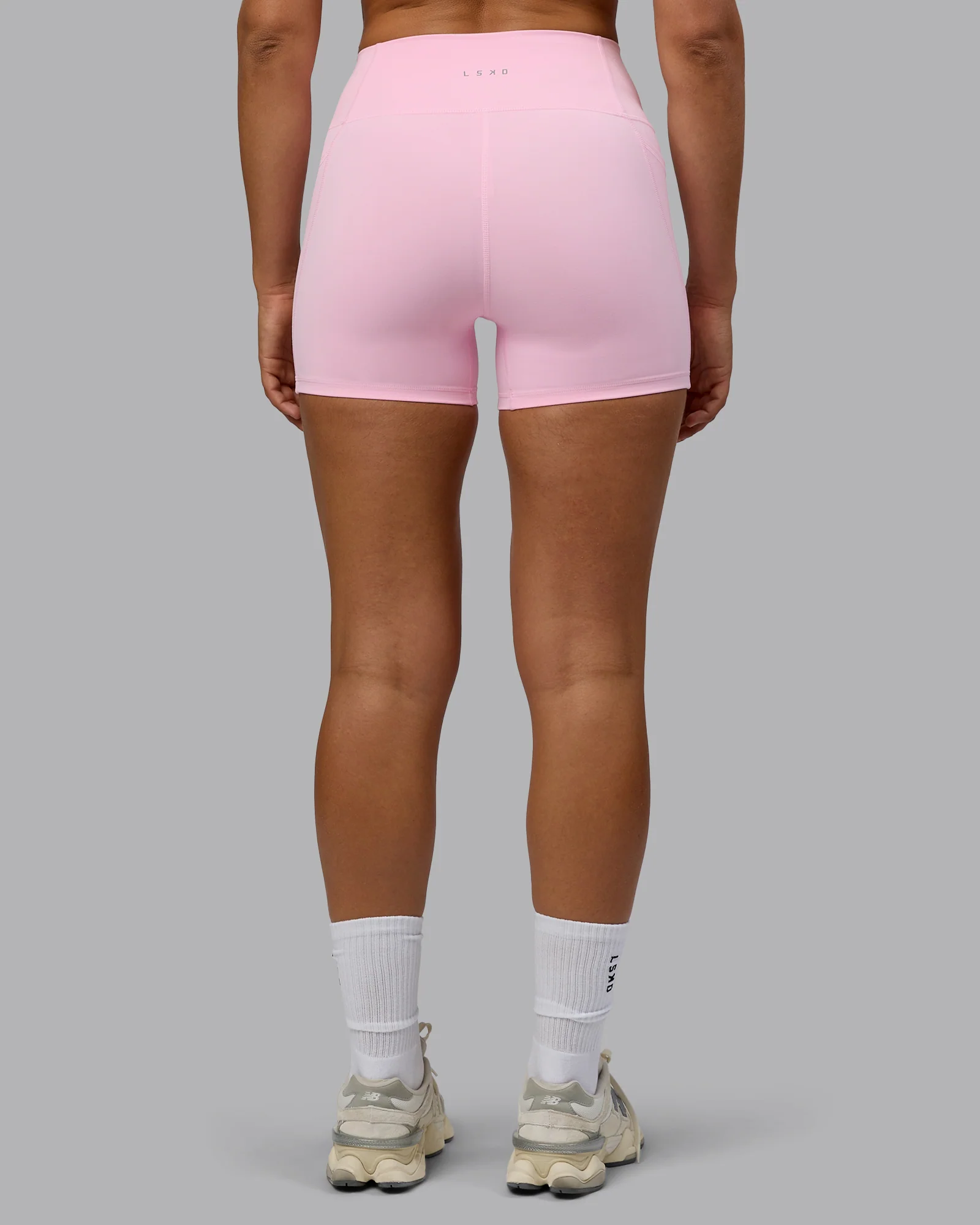 Fusion Ultra High-Rise 4" Short Pockets - Pale Pink - Image 3