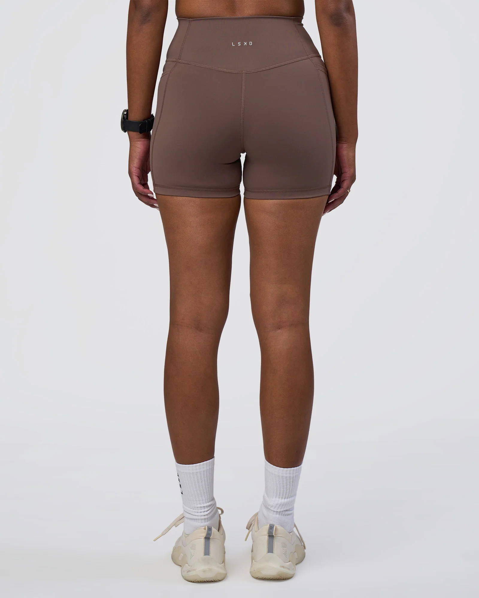 Fusion Ultra High-Rise 4" Short Pockets - Peppercorn - Image 3