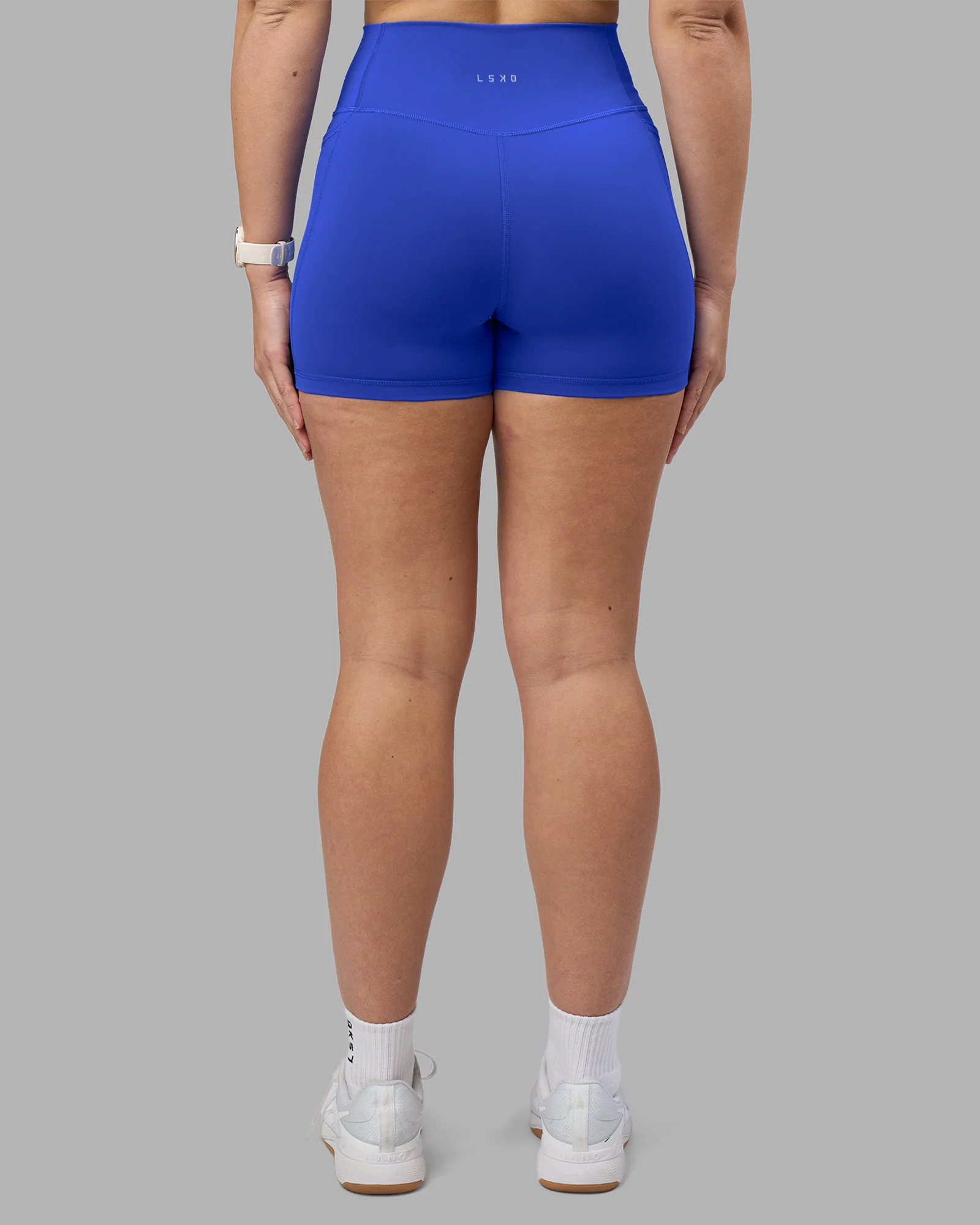 Fusion Ultra High-Rise 4" Short Pockets - Power Cobalt - Image 4