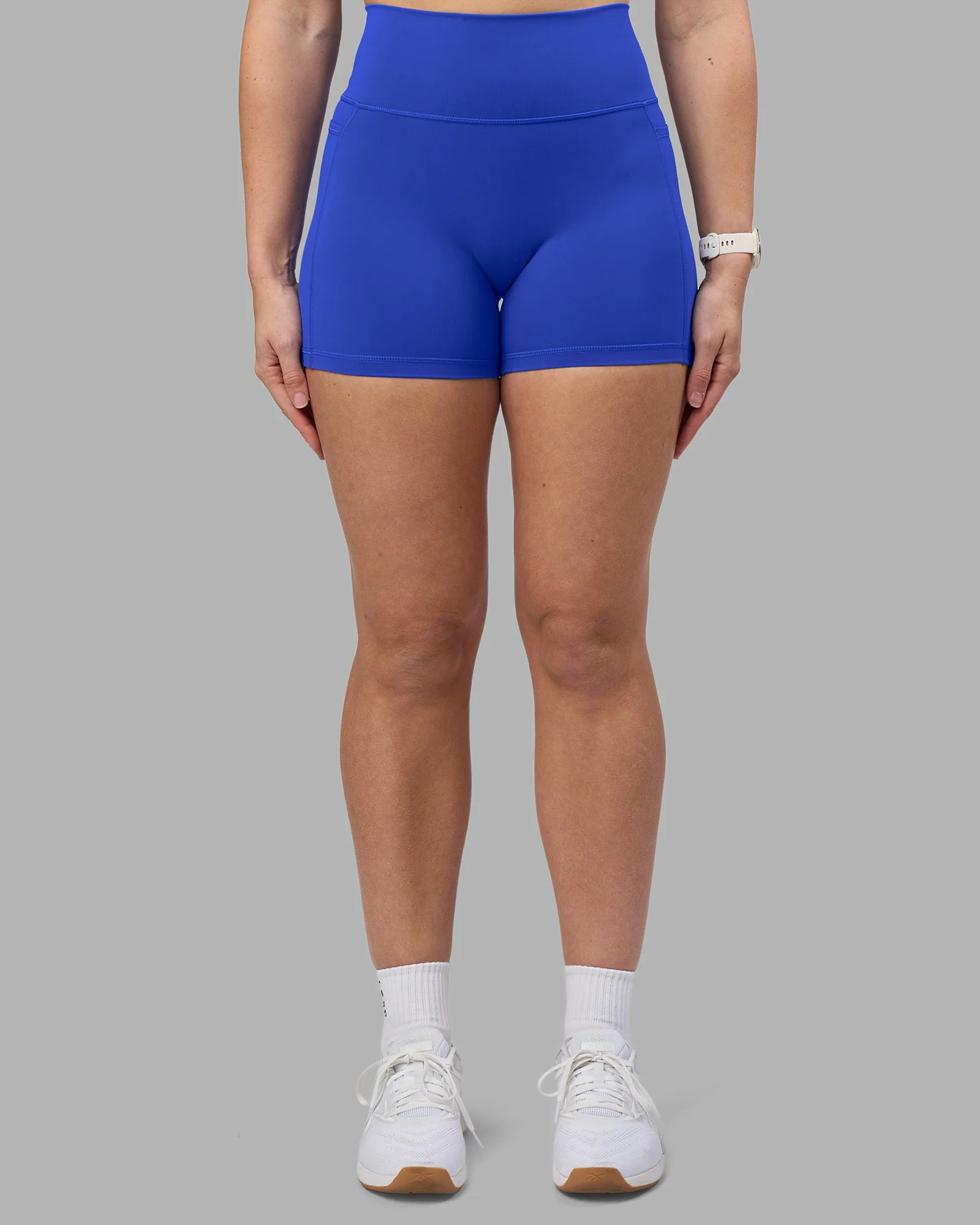 Fusion Ultra High-Rise 4" Short Pockets - Power Cobalt - Image 6