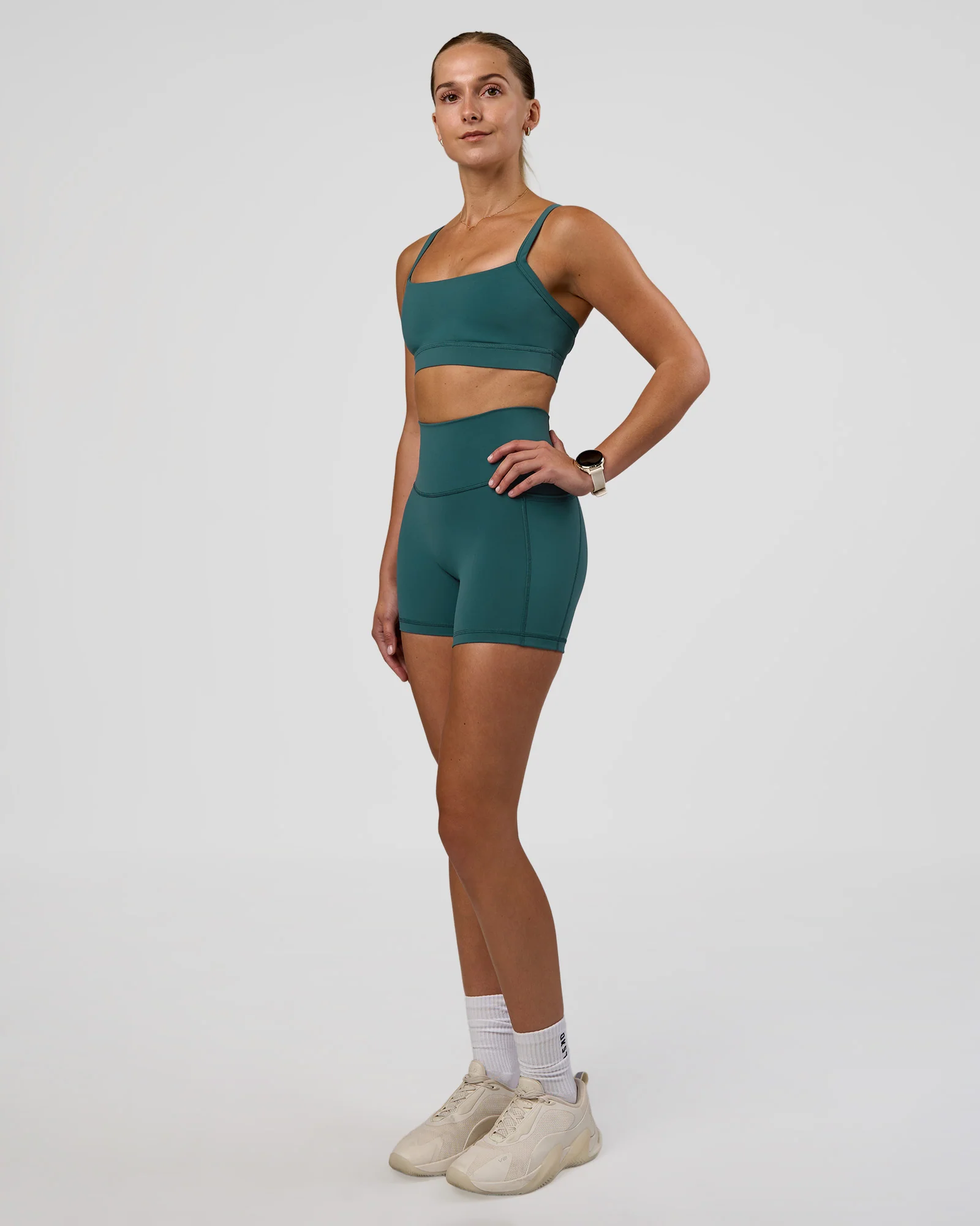 Fusion Ultra High-Rise 4" Short Pockets - Transformative Teal - Image 5
